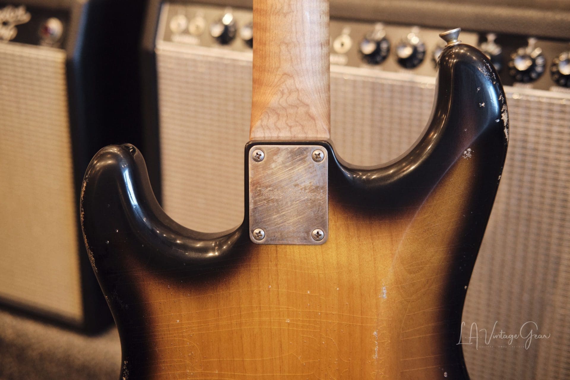 Xotic XSC1 S-Style Electric Guitar - 2T Sunburst Finish #2348 - Image 10