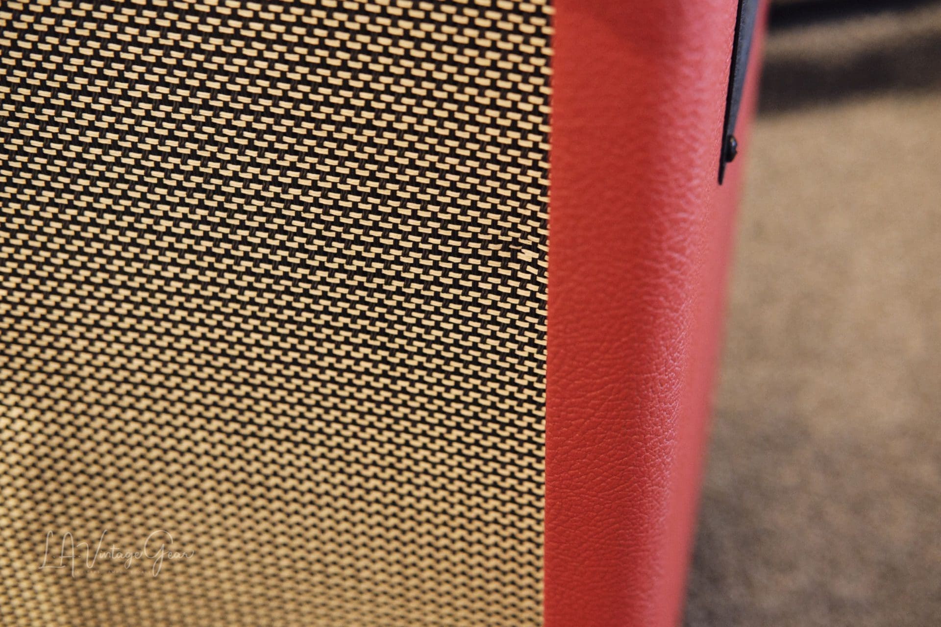 Marshall Vintage 1972 4x12 Guitar Cab 'Unloaded' & Recovered in Red Tolex - Special Deal!! - Image 11