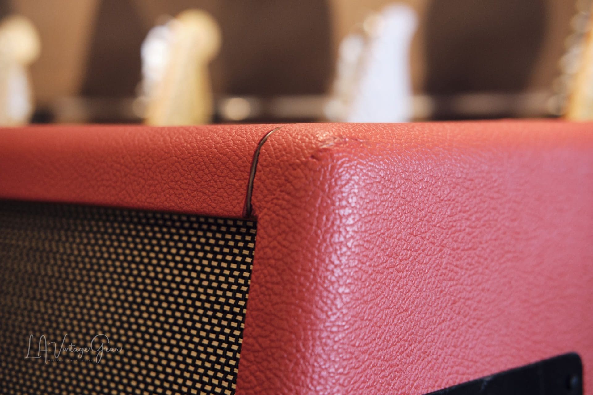 Marshall Vintage 1972 4x12 Guitar Cab 'Unloaded' & Recovered in Red Tolex - Special Deal!! - Image 10