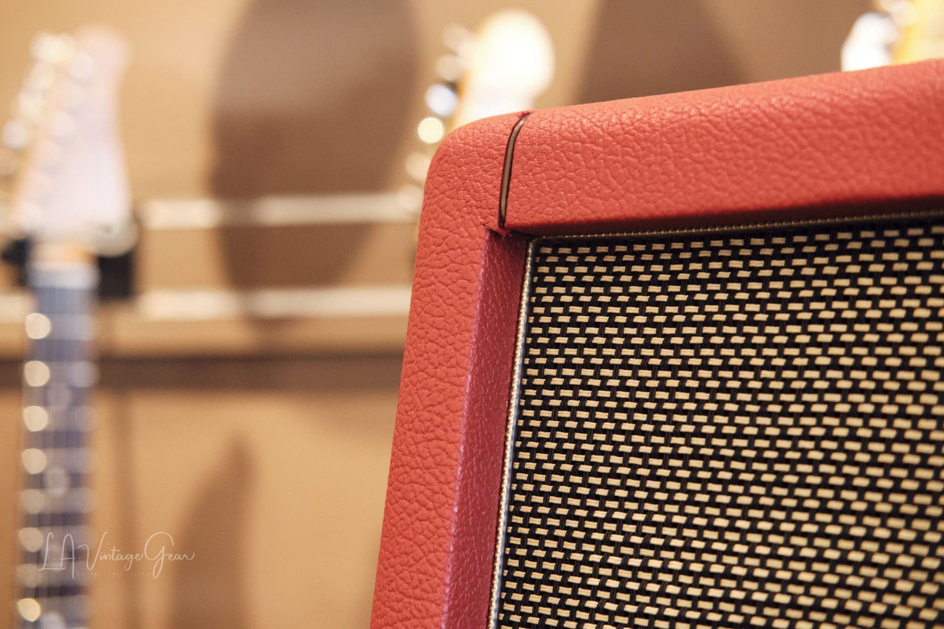 Marshall Vintage 1972 4x12 Guitar Cab 'Unloaded' & Recovered in Red Tolex - Special Deal!! - Image 7