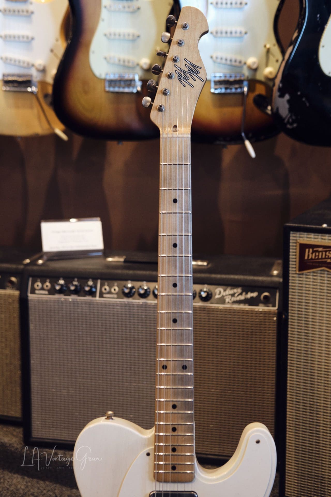 Mario Martin 'Model-T' Whiteguard Electric Guitar (2022) - Swamp Ash Body & Maple Neck - New Build - Image 6