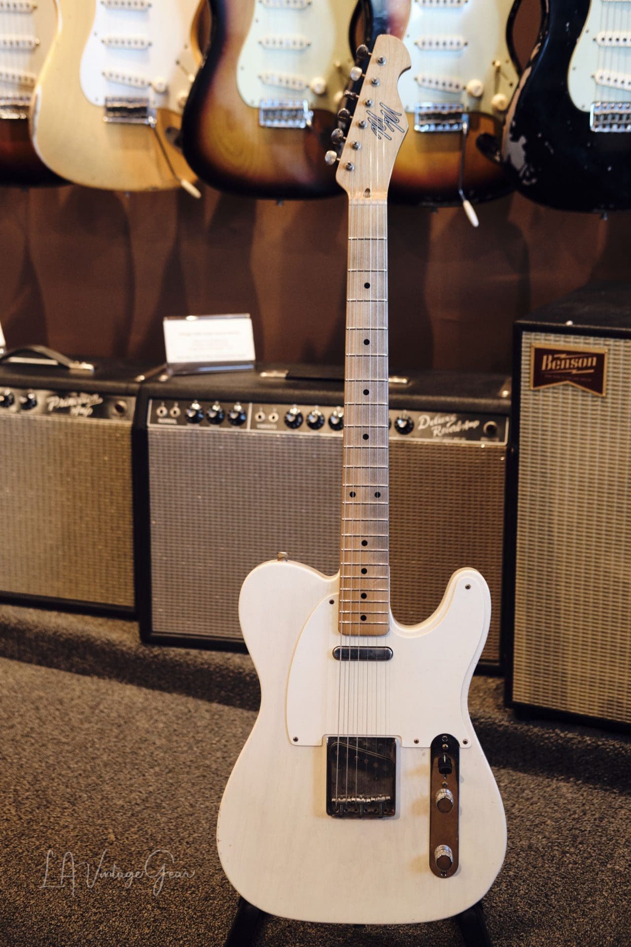 Mario Martin 'Model-T' Whiteguard Electric Guitar (2022) - Swamp Ash Body & Maple Neck - New Build