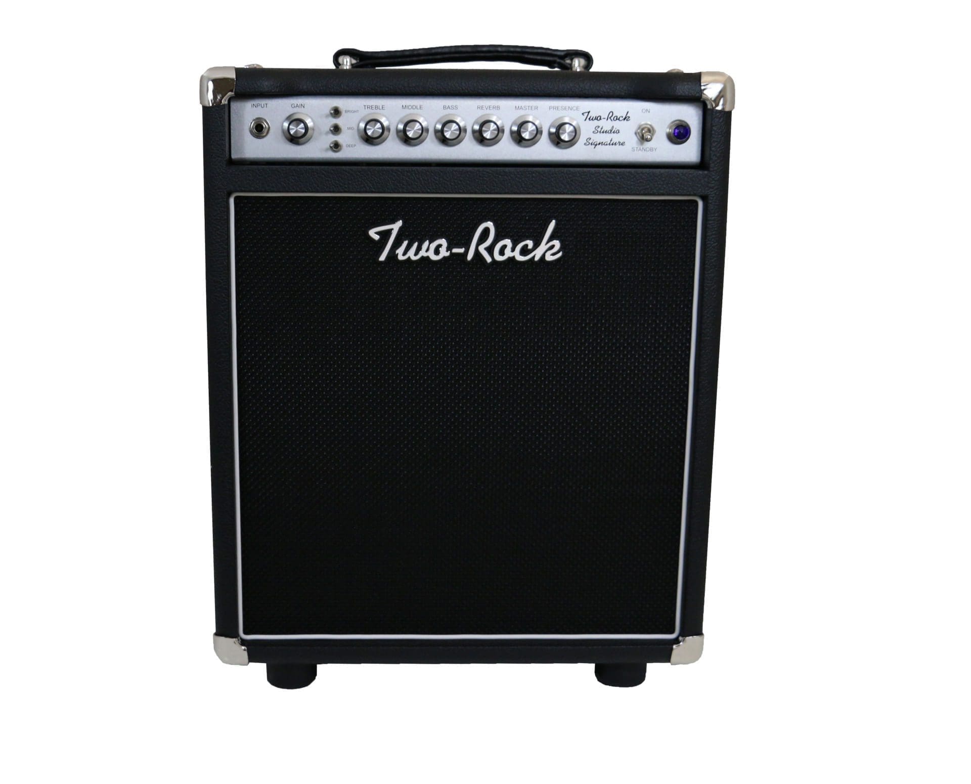 Two Rock Studio Signature 1x12 Combo Guitar Amp - Black Bronco Tolex & Silver Chassis