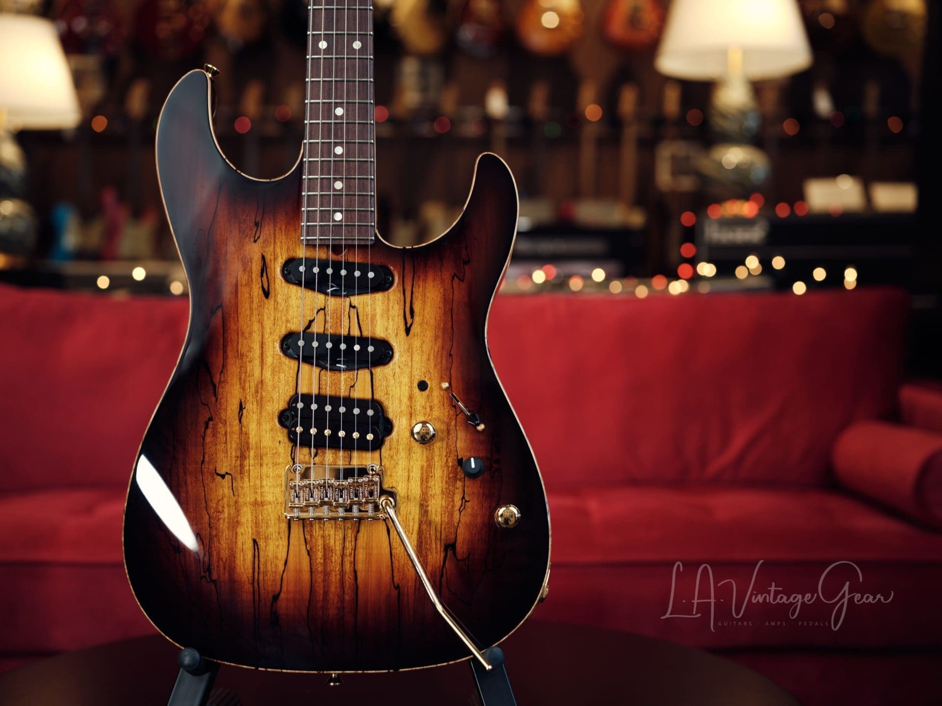 James Tyler "Studio Elite HD" S-Style Electric Guitar - Tobacco Sunburst Finish - Brand New! With Mid Boost! - Image 4
