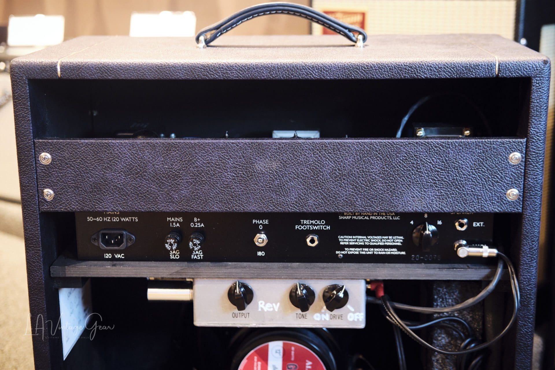 Todd Sharp 20 Watt 1x12 Combo - w/ Alessandro Speaker and Reverb! One of a kind with built in reverb - Image 7