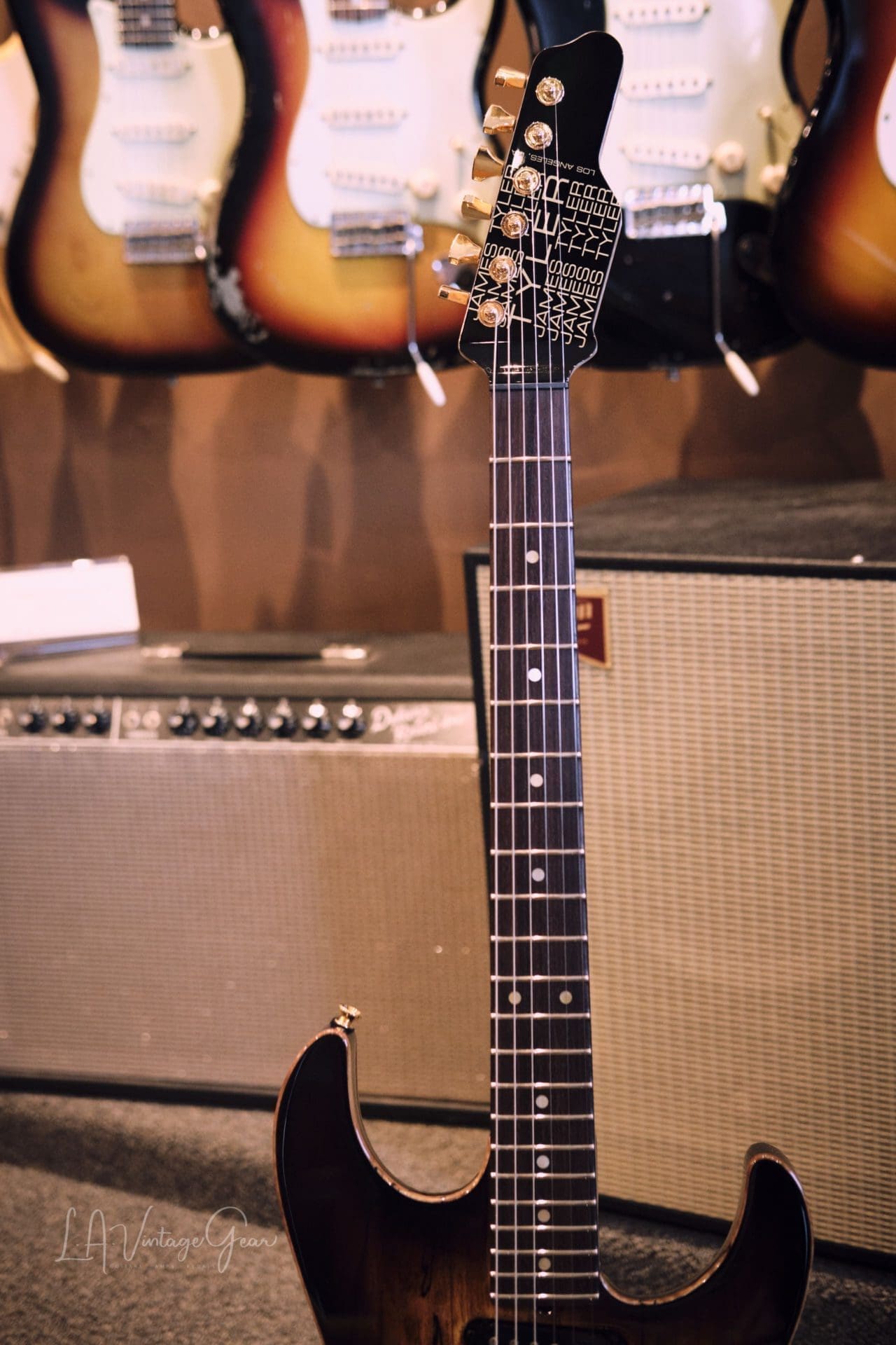 James Tyler "Studio Elite HD" S-Style Electric Guitar - Tobacco Sunburst Finish - Brand New! With Mid Boost! - Image 9