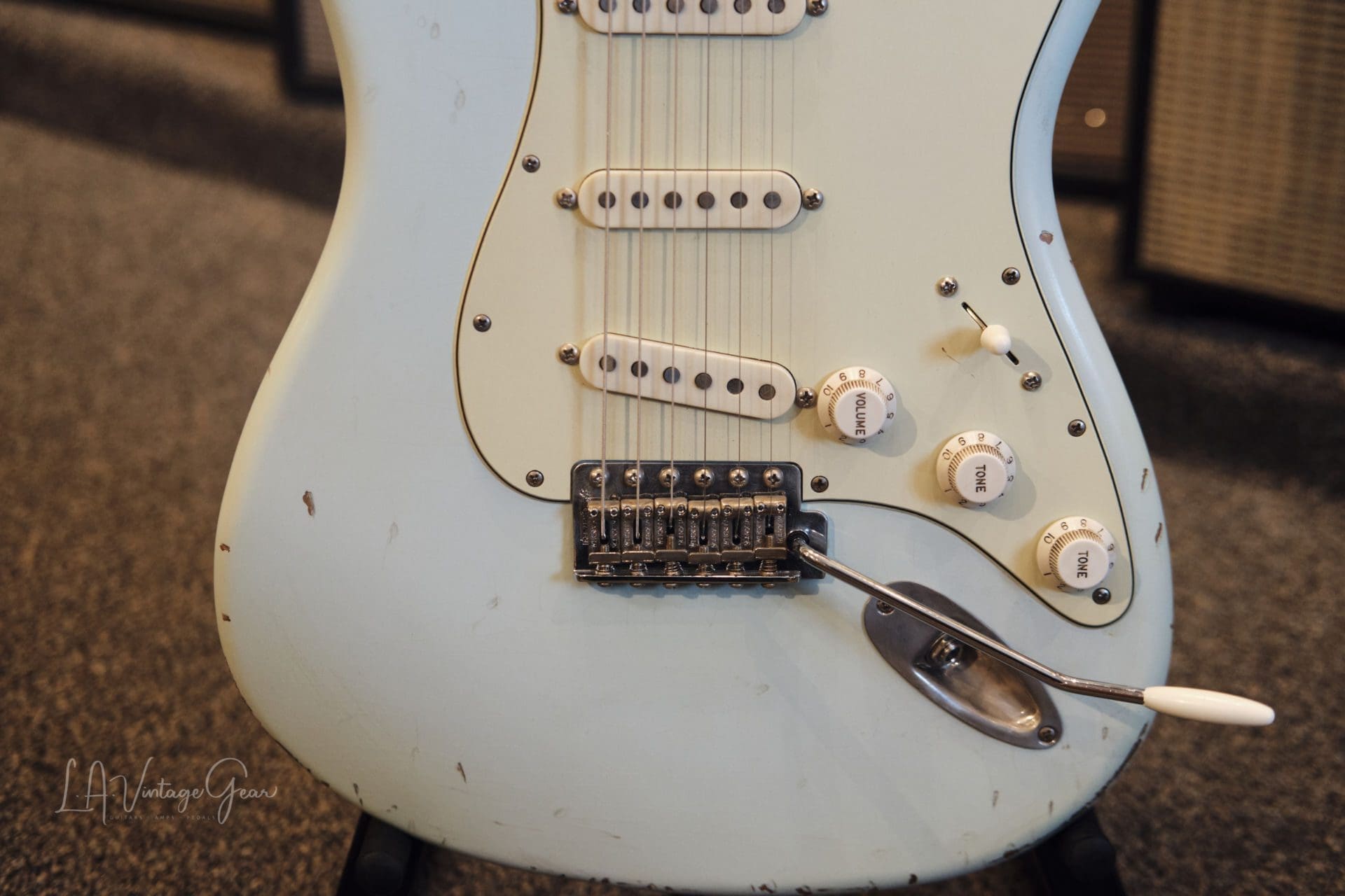 K-Line Springfield Electric Guitar - Sonic Blue Finish #020150 - Brand New Build - Image 4