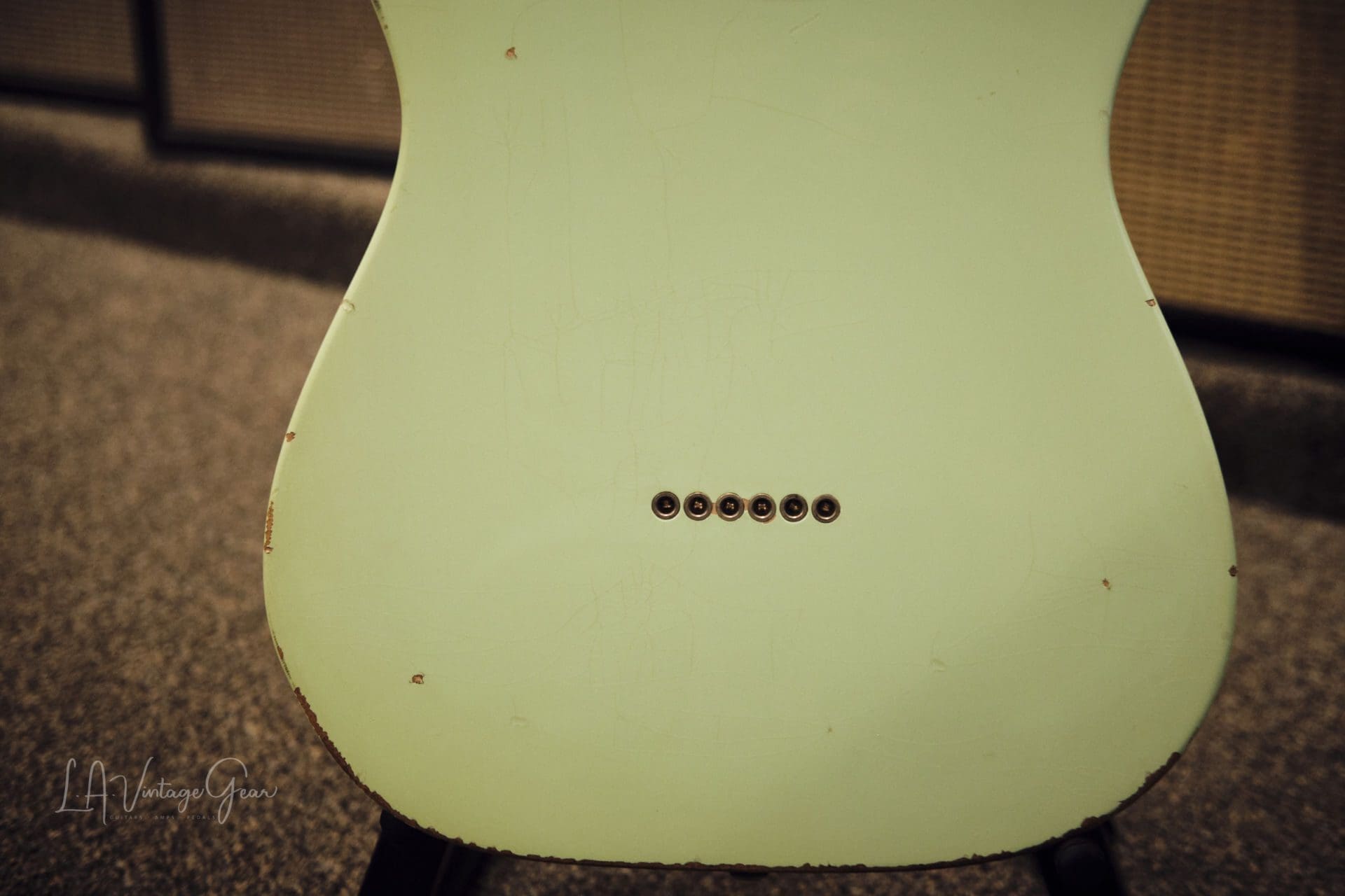 K-Line Truxton T-Style Electric Guitar - Lightly Relic'd Surf Green Finish - Brand New! - Image 11