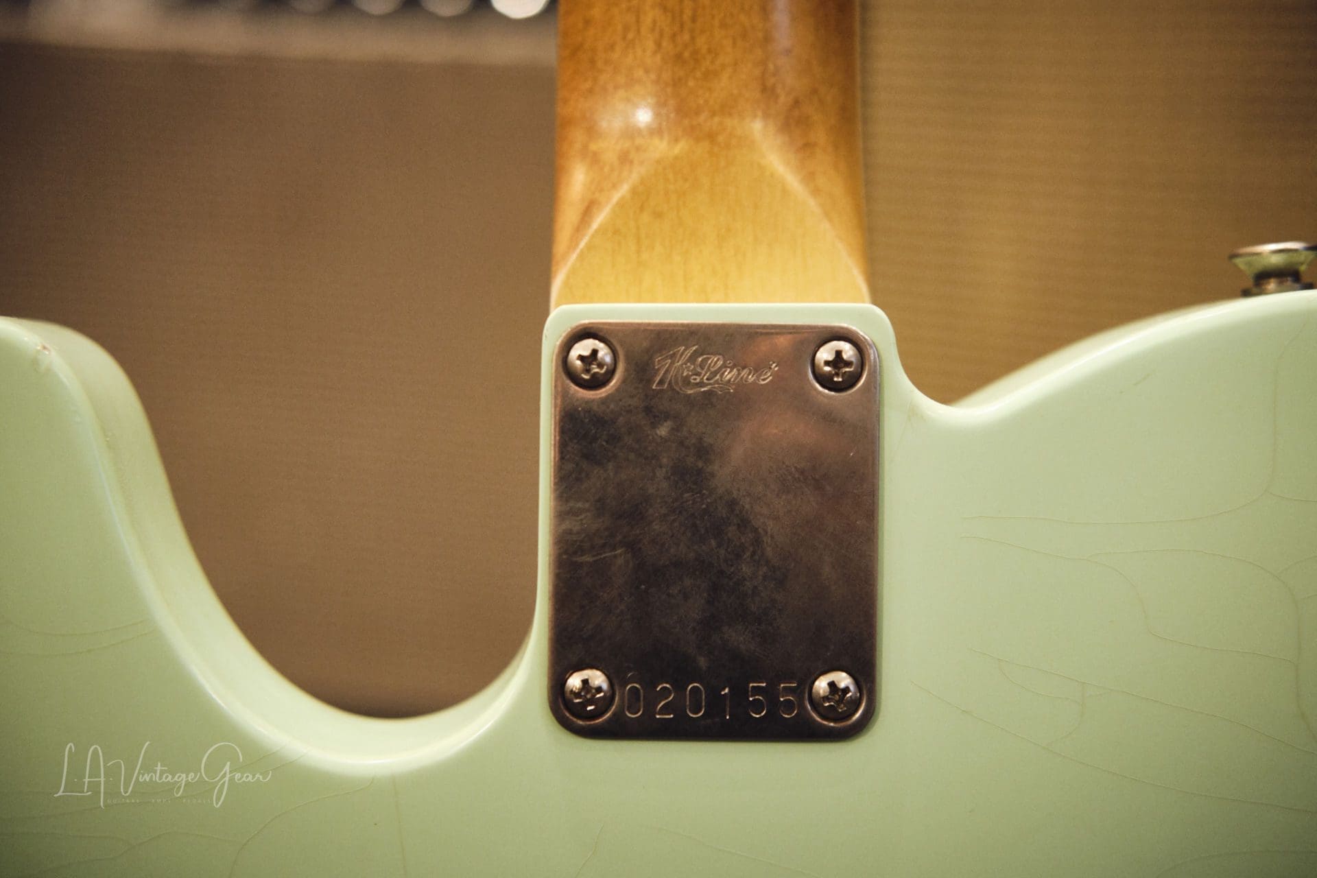 K-Line Truxton T-Style Electric Guitar - Lightly Relic'd Surf Green Finish - Brand New! - Image 12