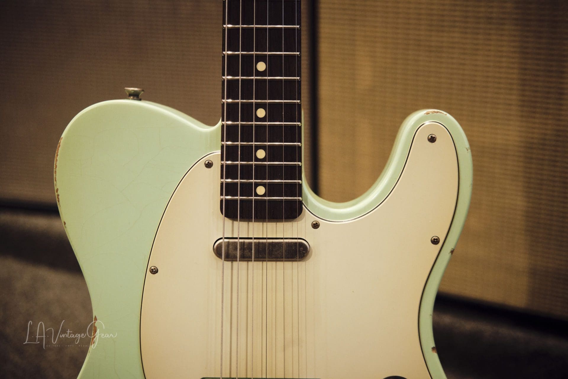 K-Line Truxton T-Style Electric Guitar - Lightly Relic'd Surf Green Finish - Brand New! - Image 3