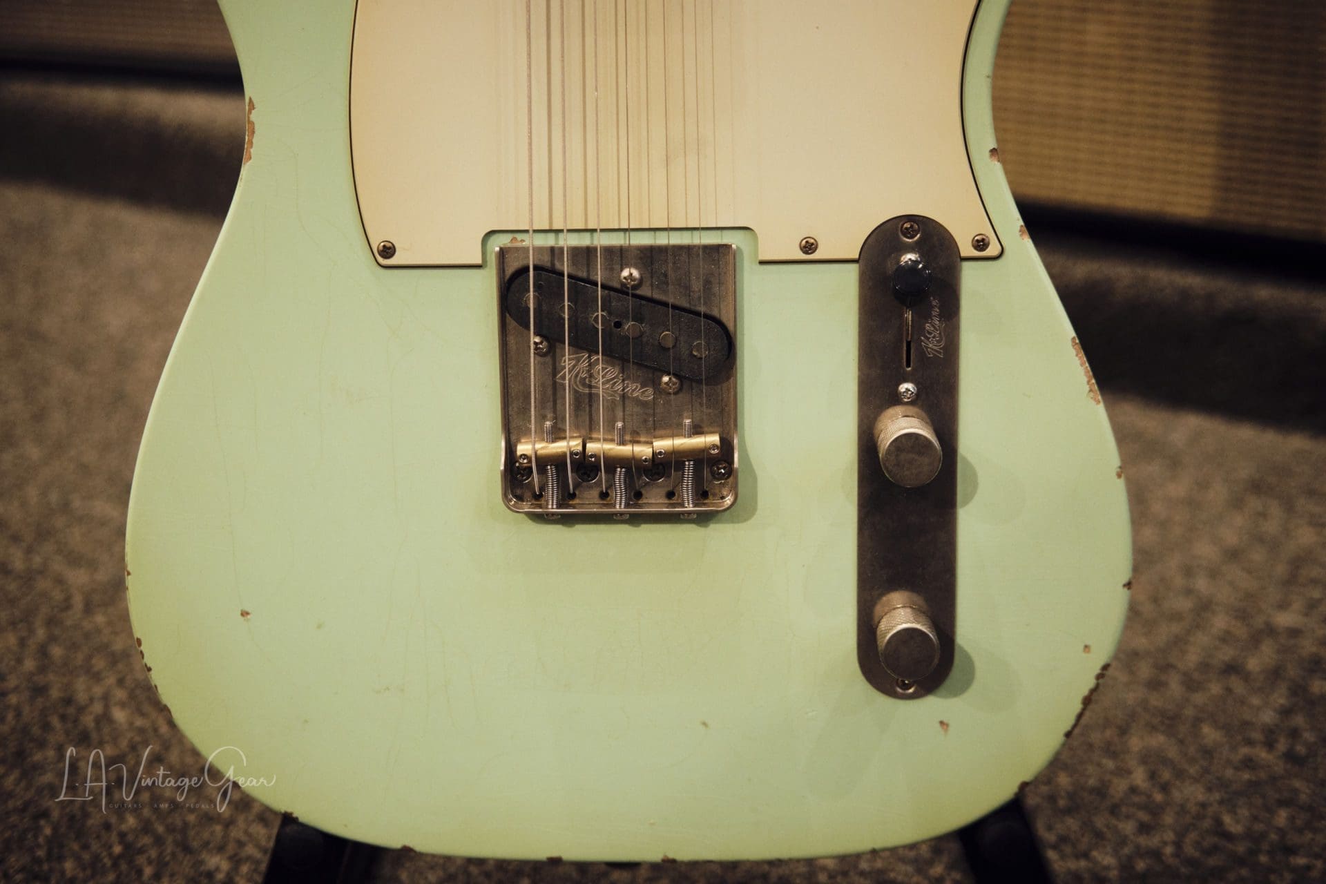 K-Line Truxton T-Style Electric Guitar - Lightly Relic'd Surf Green Finish - Brand New! - Image 4
