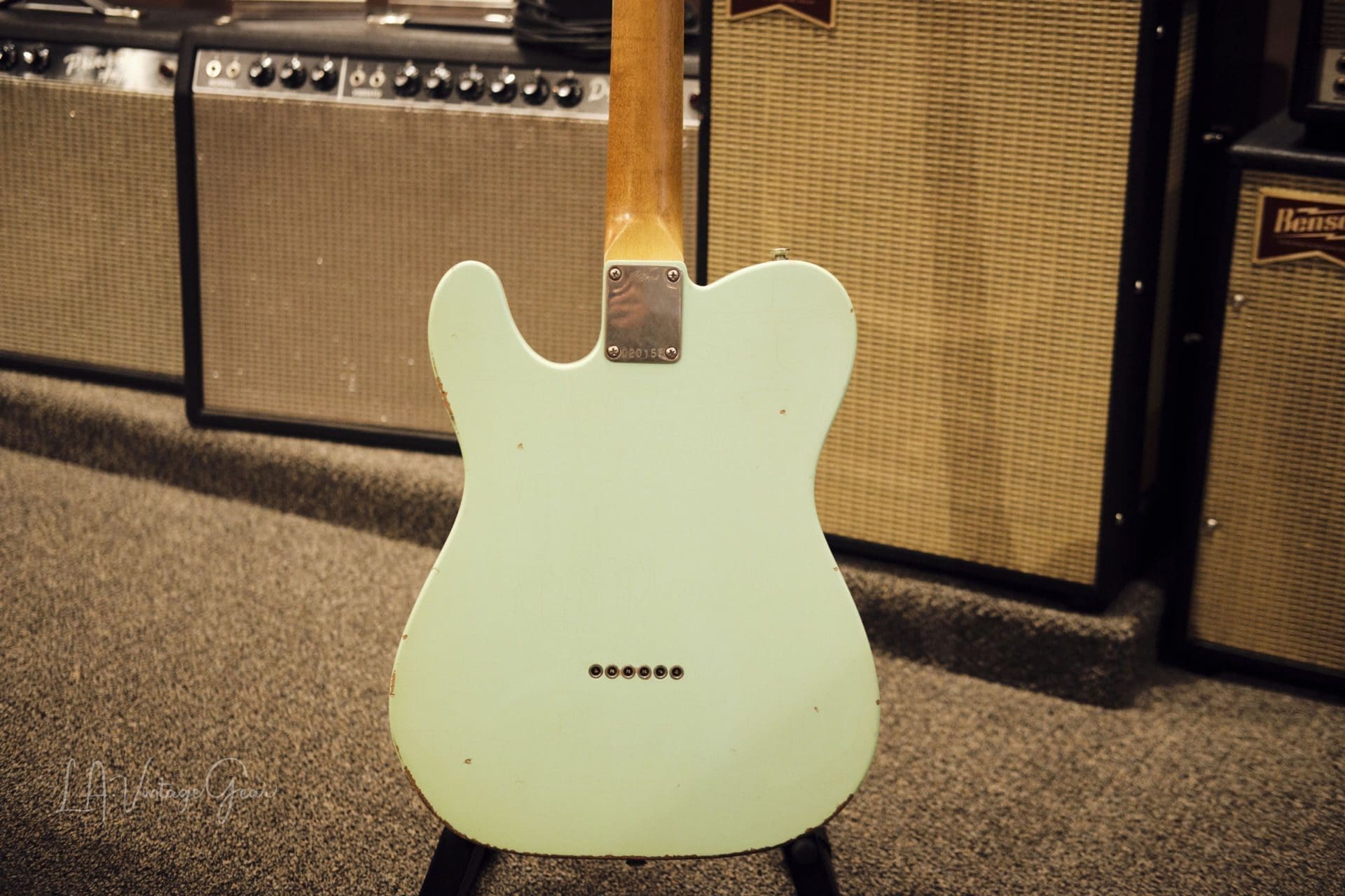 K-Line Truxton T-Style Electric Guitar - Lightly Relic'd Surf Green Finish - Brand New! - Image 9