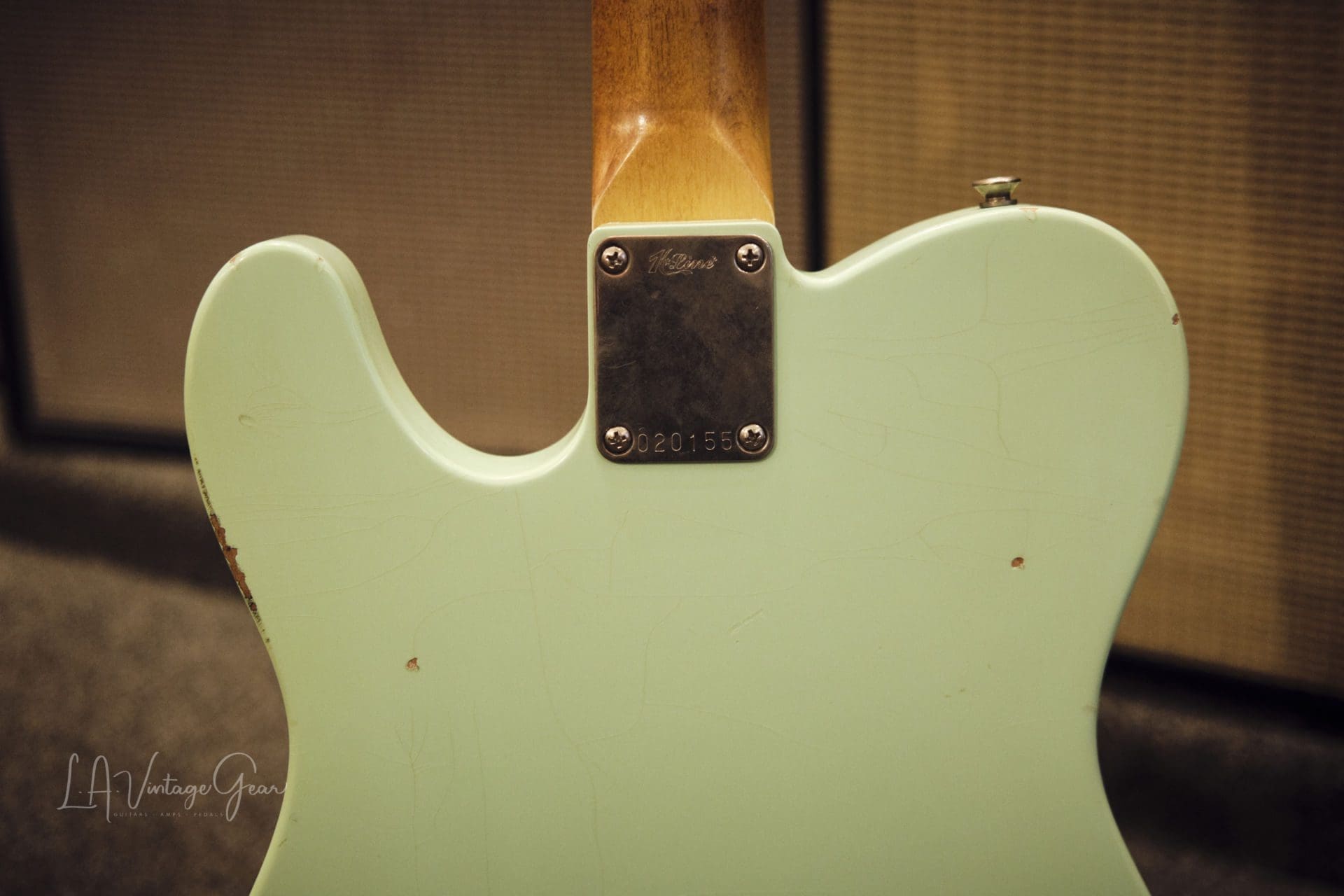 K-Line Truxton T-Style Electric Guitar - Lightly Relic'd Surf Green Finish - Brand New! - Image 10