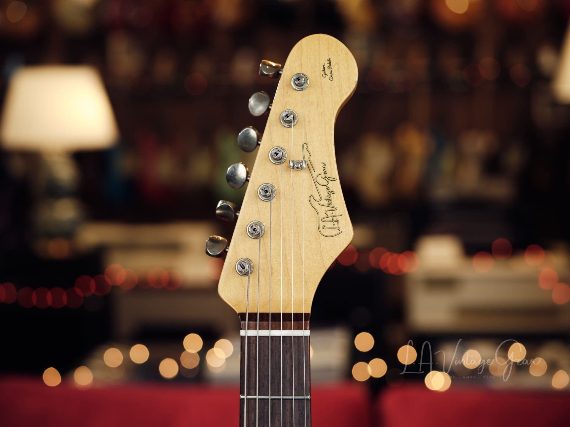 L.A. Vintage Gear Proprietary Dakota Red Double Cut S-Style Electric Guitar-Our Brand New Line! - Image 6