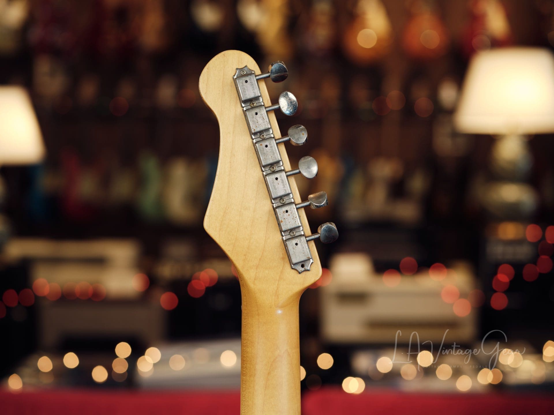L.A. Vintage Gear Proprietary Dakota Red Double Cut S-Style Electric Guitar-Our Brand New Line! - Image 7