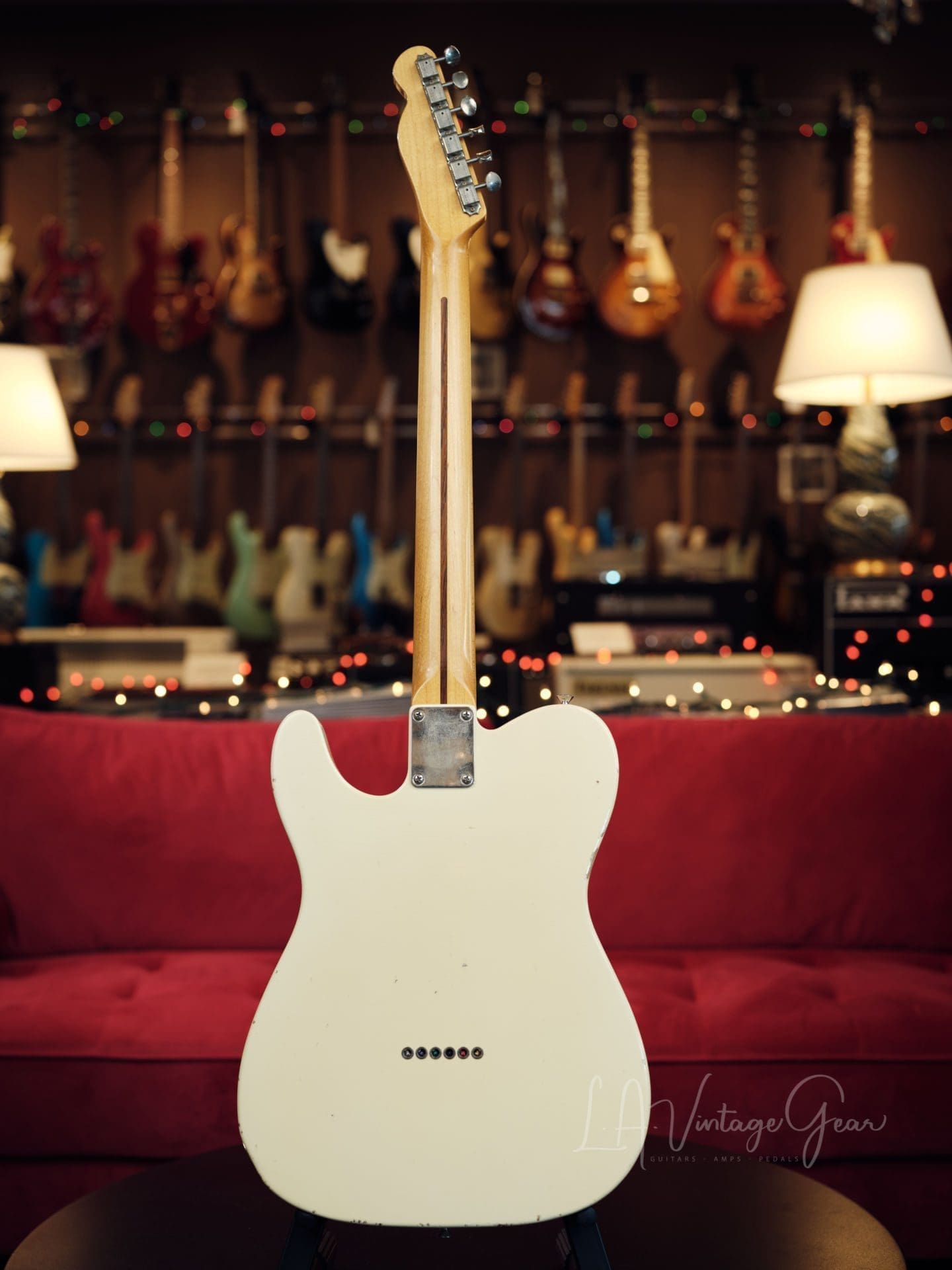L.A. Vintage Gear Proprietary Single Cut T-Style Electric Guitar in Nicotine Blonde with a Maple Neck - Brand New! - Image 6