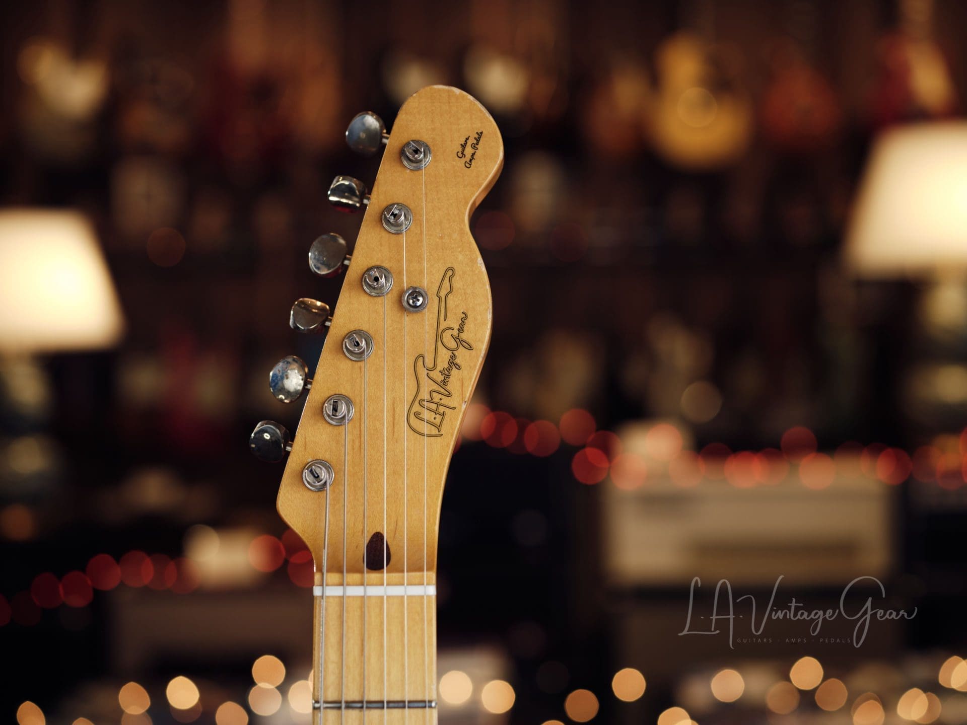 L.A. Vintage Gear Proprietary Single Cut T-Style Electric Guitar in an Oly White Finish with Maple Neck - Brand New! - Image 10