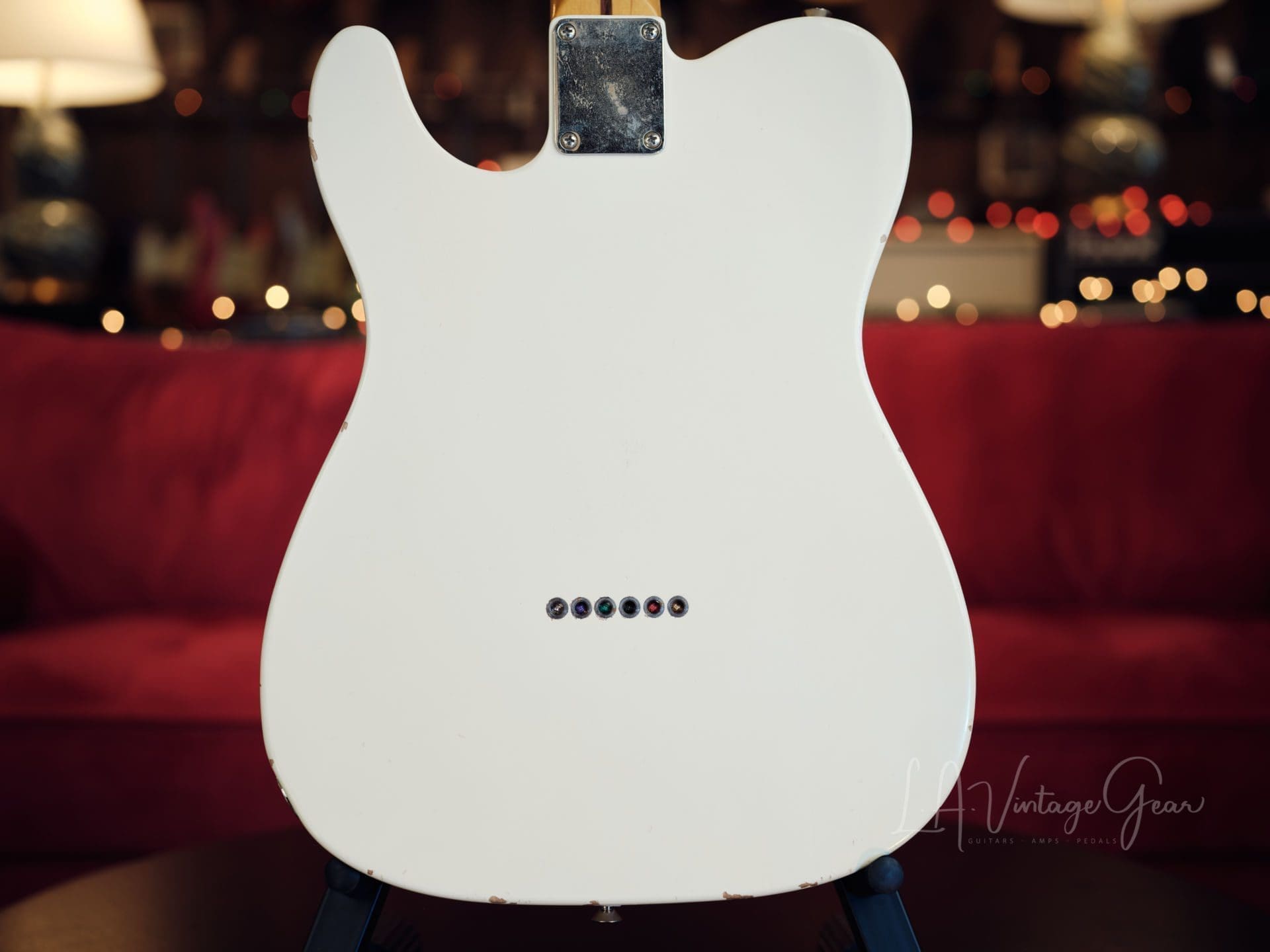 L.A. Vintage Gear Proprietary Single Cut T-Style Electric Guitar in an Oly White Finish with Maple Neck - Brand New! - Image 8