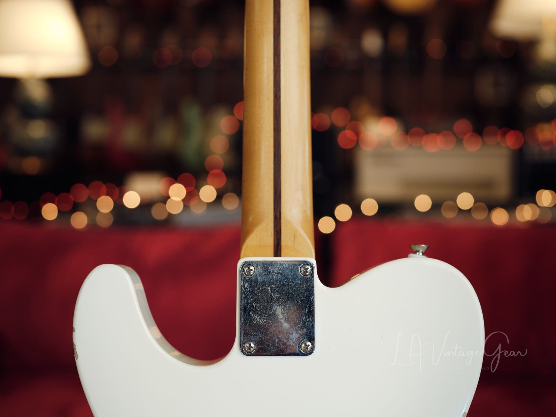 L.A. Vintage Gear Proprietary Single Cut T-Style Electric Guitar in an Oly White Finish with Maple Neck - Brand New! - Image 9