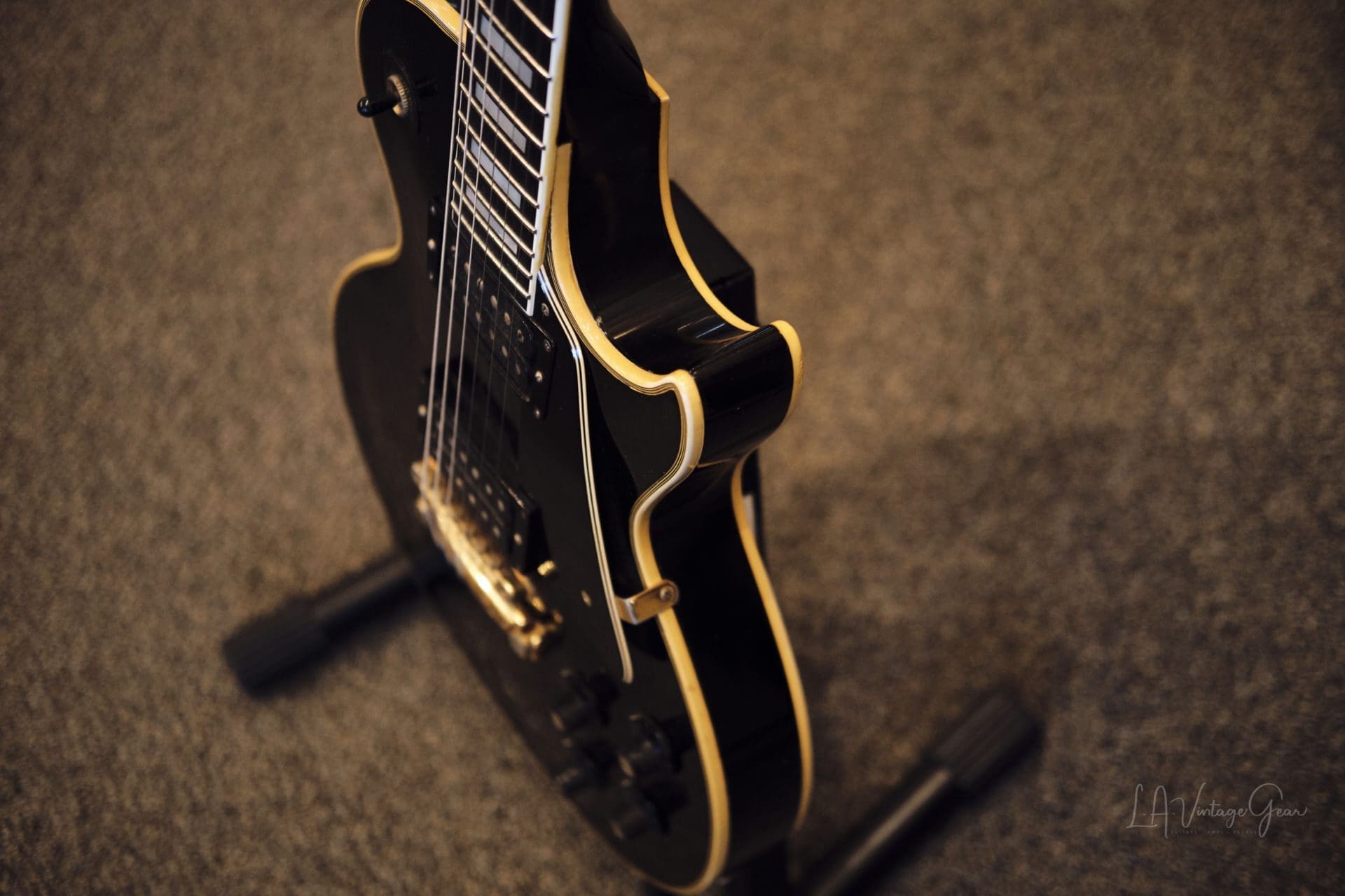Gibson 1969 Black Les Paul Custom Electric Guitar - Great Player Guitar! - Image 10