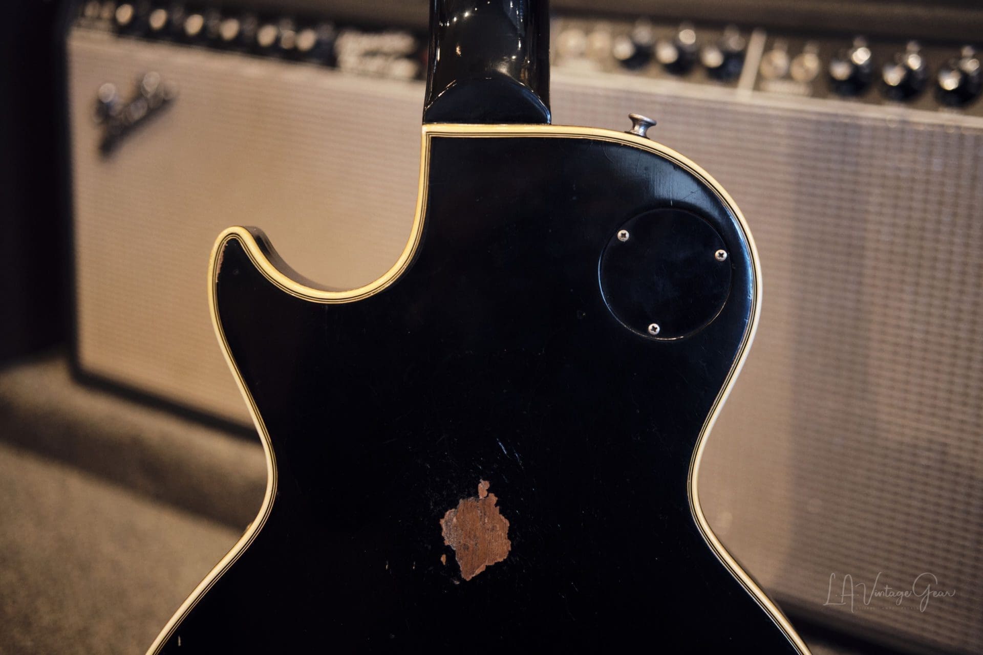 Gibson 1969 Black Les Paul Custom Electric Guitar - Great Player Guitar! - Image 13