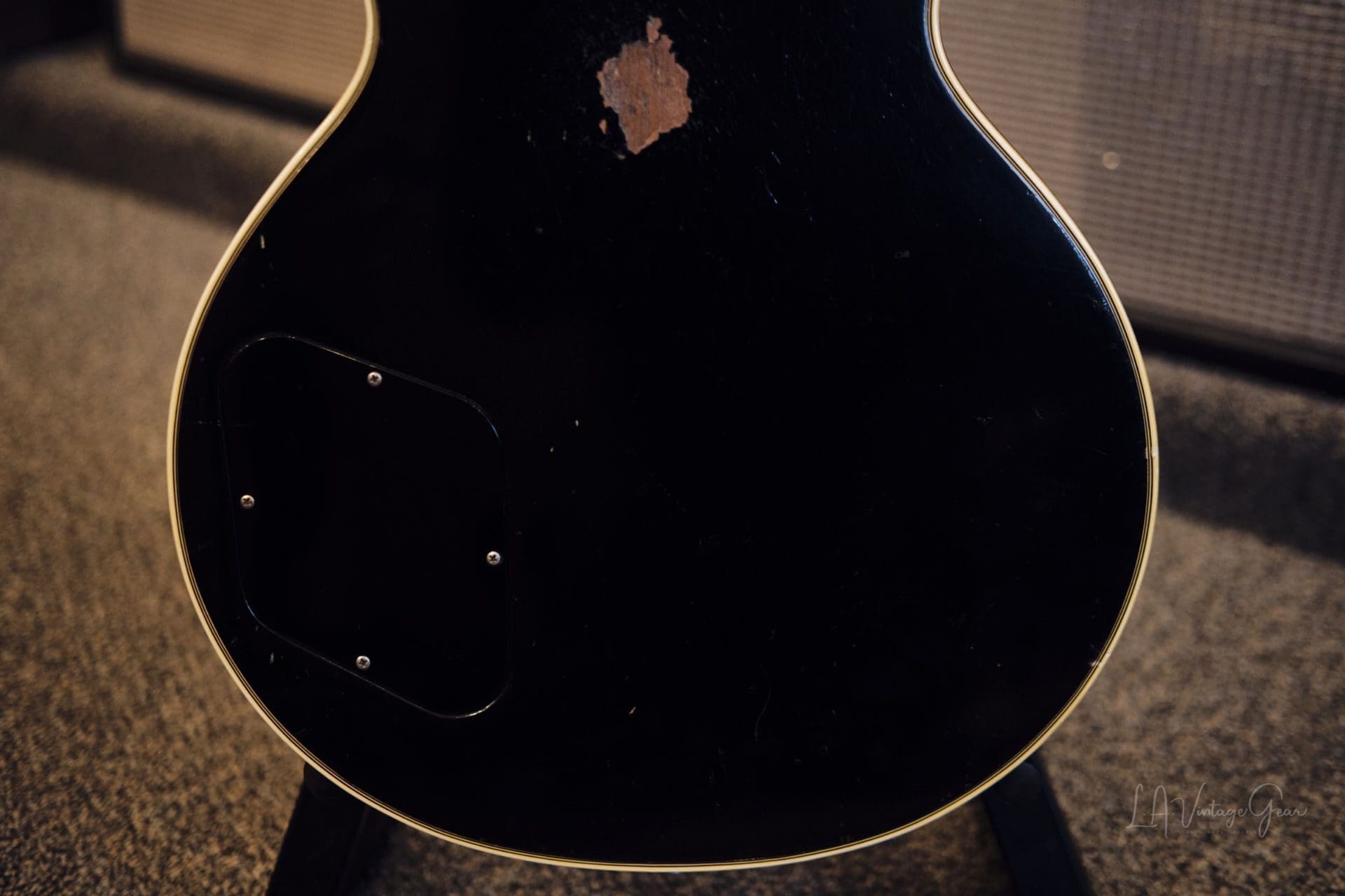 Gibson 1969 Black Les Paul Custom Electric Guitar - Great Player Guitar! - Image 14