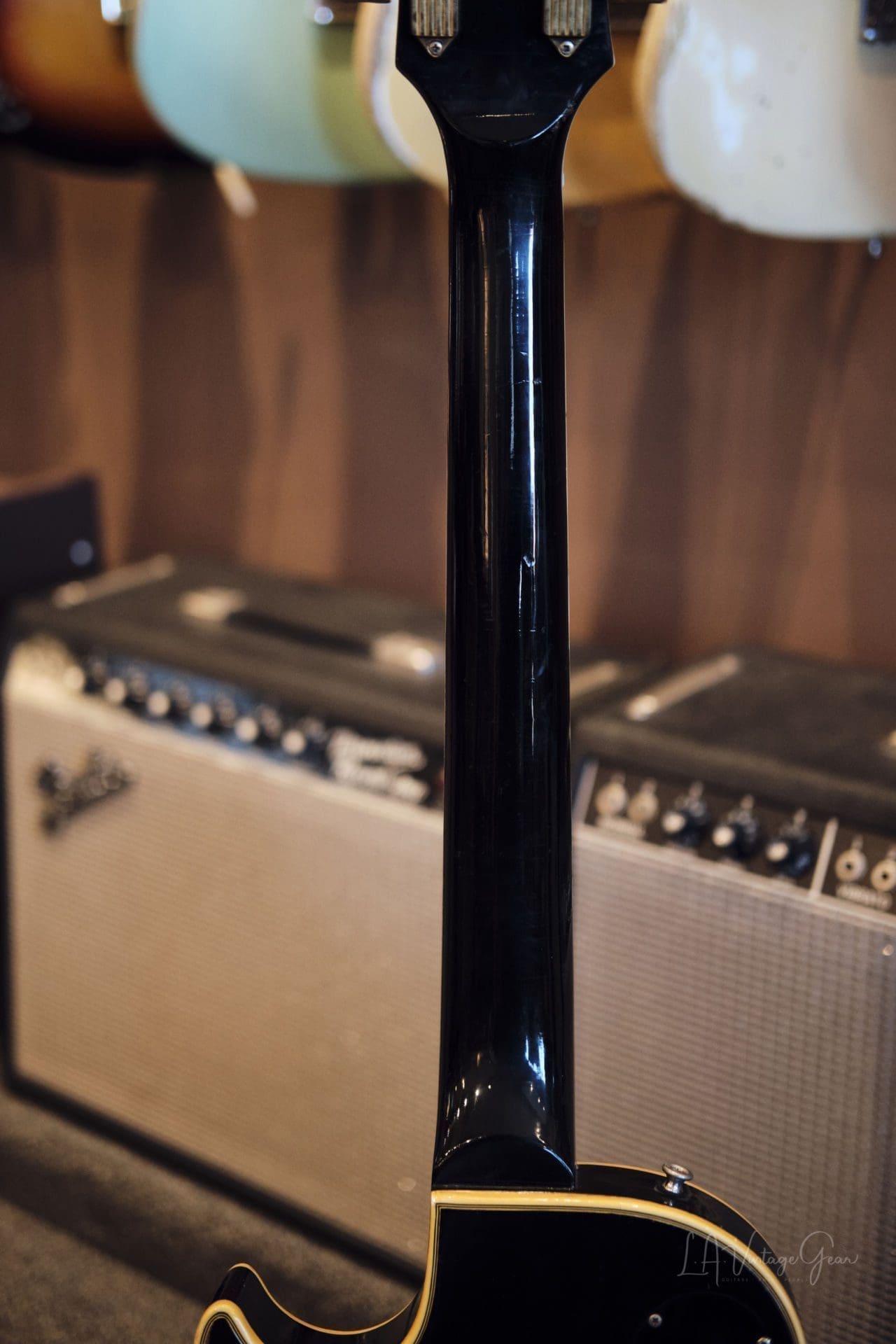 Gibson 1969 Black Les Paul Custom Electric Guitar - Great Player Guitar! - Image 23
