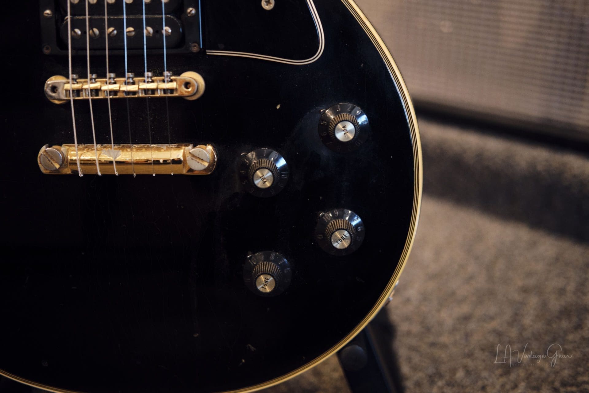 Gibson 1969 Black Les Paul Custom Electric Guitar - Great Player Guitar! - Image 5