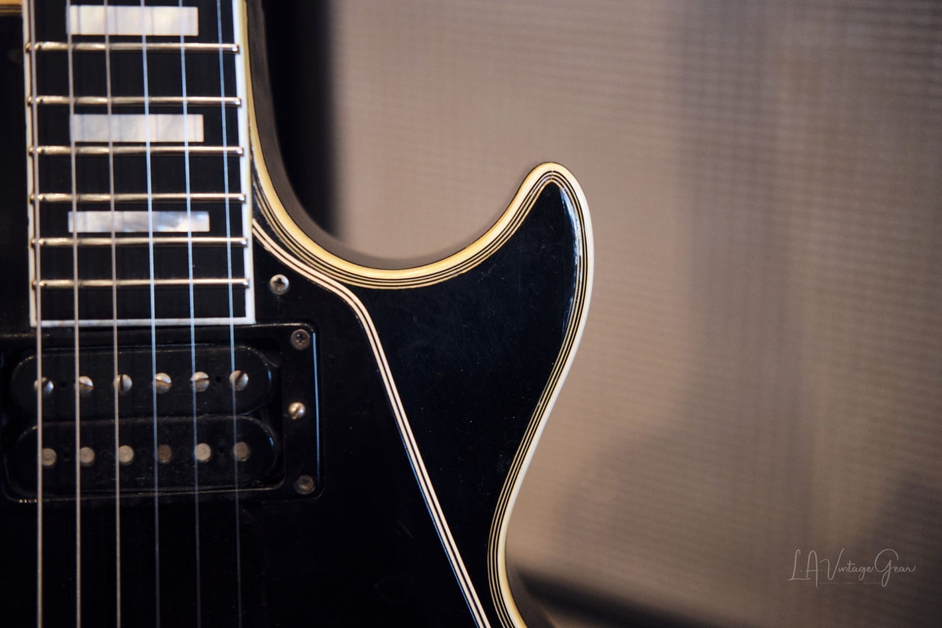 Gibson 1969 Black Les Paul Custom Electric Guitar - Great Player Guitar! - Image 7