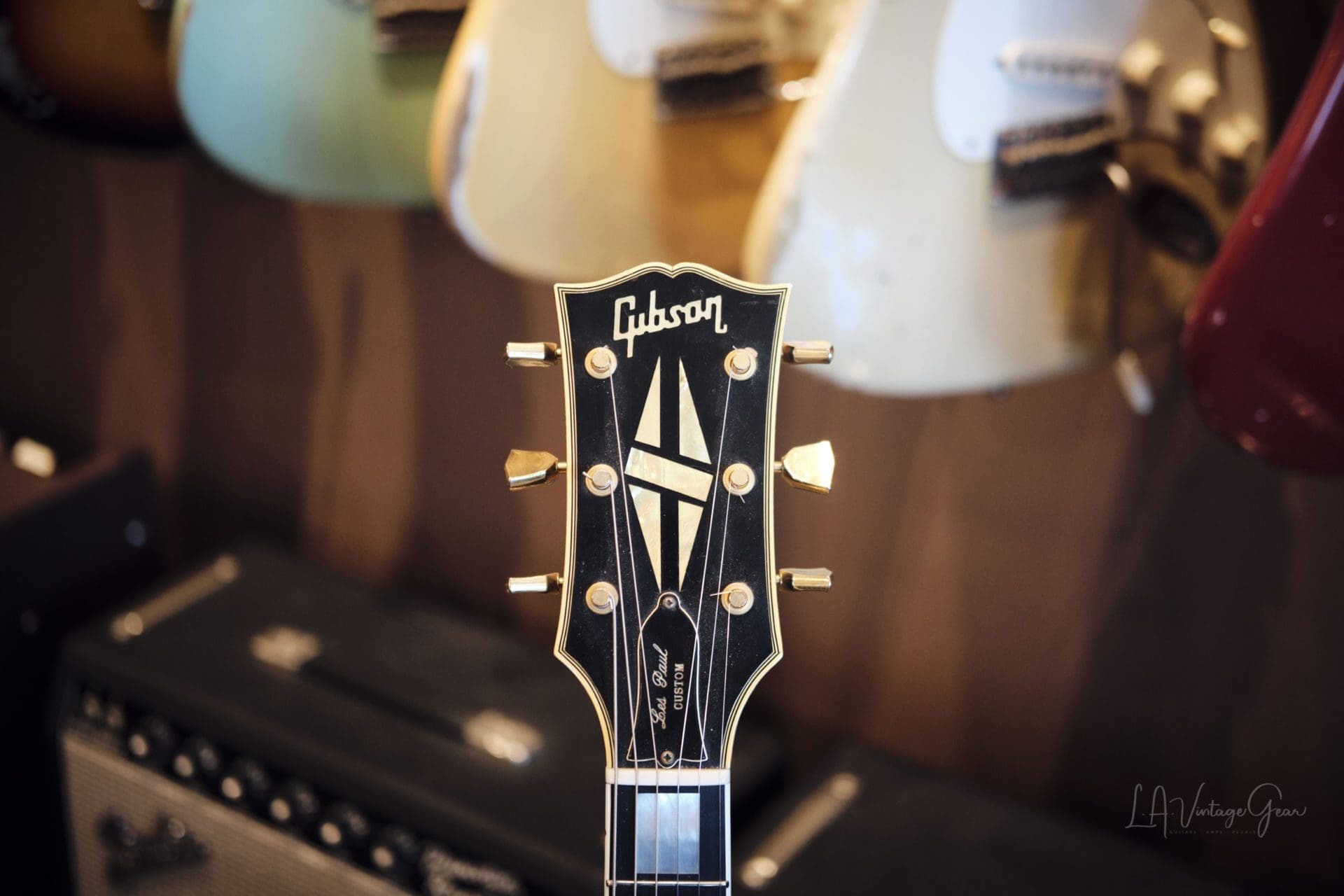 Gibson 1969 Black Les Paul Custom Electric Guitar - Great Player Guitar! - Image 19