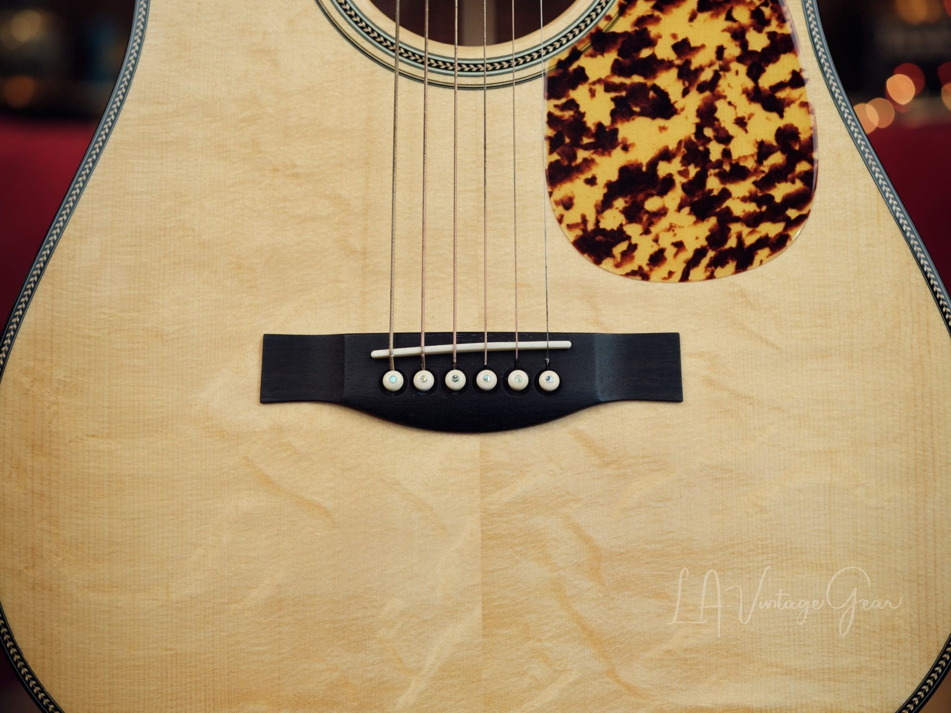 Santa Cruz 'Bob Brozman' D Baritone Acoustic Guitar - Custom Build! - Image 4