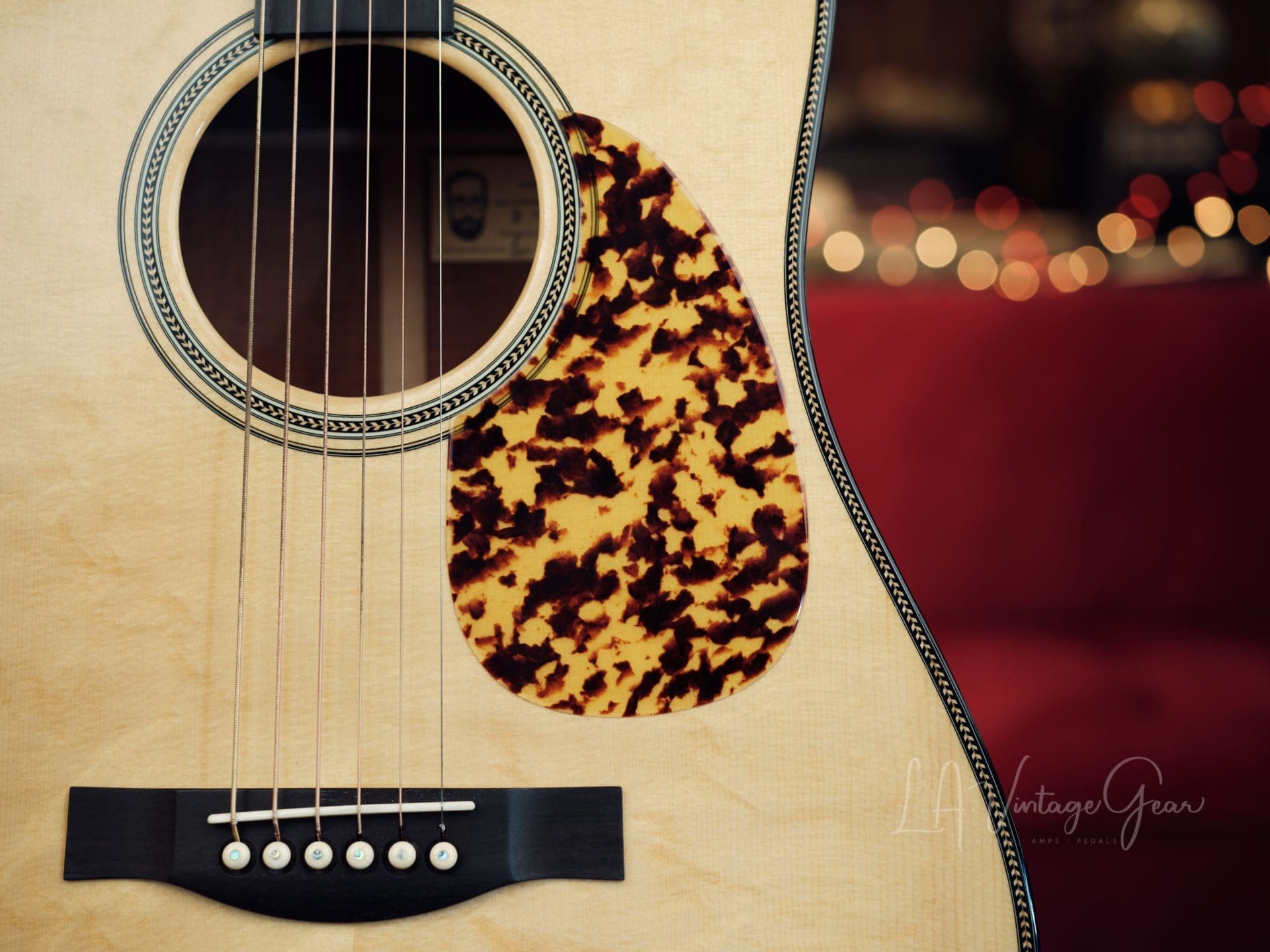 Santa Cruz 'Bob Brozman' D Baritone Acoustic Guitar - Custom Build! - Image 5