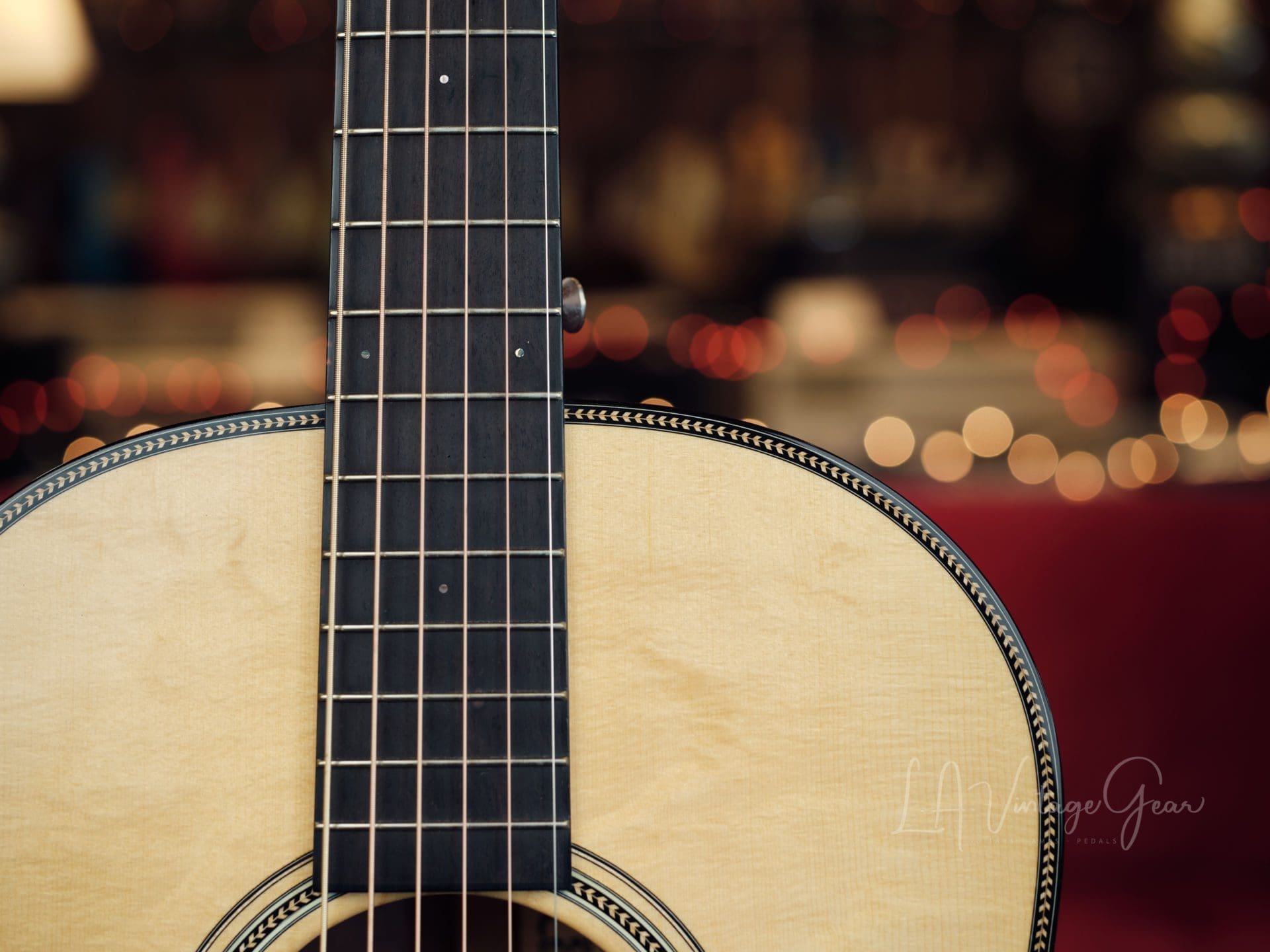 Santa Cruz 'Bob Brozman' D Baritone Acoustic Guitar - Custom Build! - Image 6
