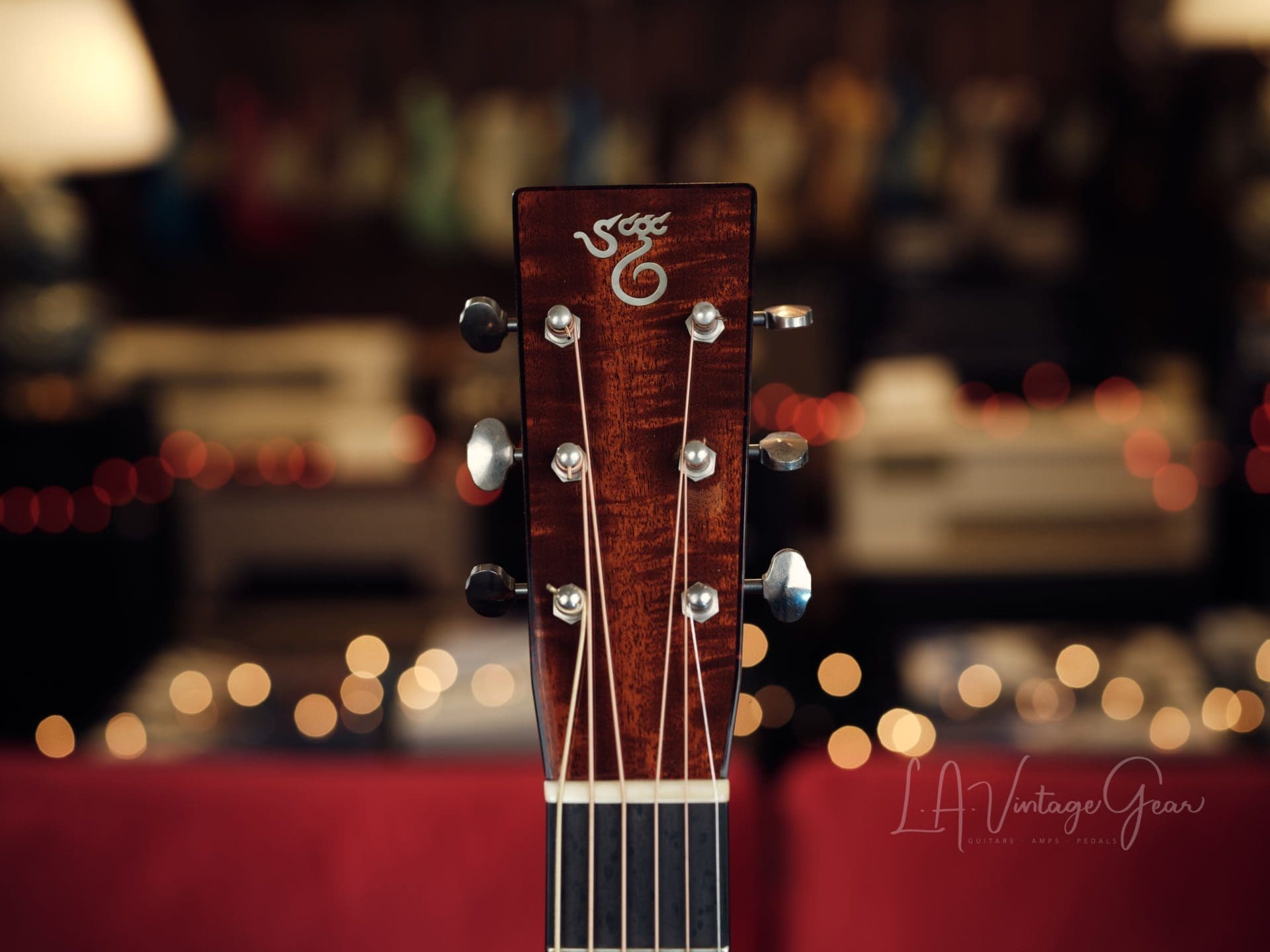 Santa Cruz 'Bob Brozman' D Baritone Acoustic Guitar - Custom Build! - Image 7