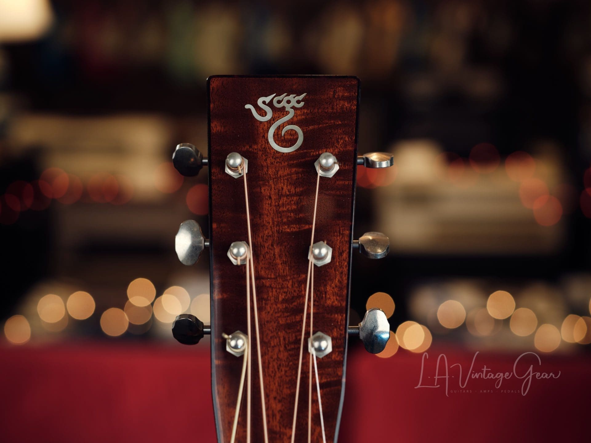 Santa Cruz 'Bob Brozman' D Baritone Acoustic Guitar - Custom Build! - Image 8