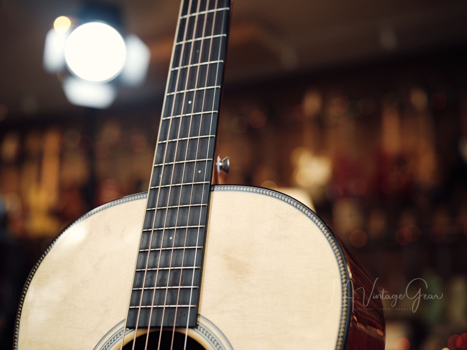 Santa Cruz 'Bob Brozman' D Baritone Acoustic Guitar - Custom Build! - Image 9