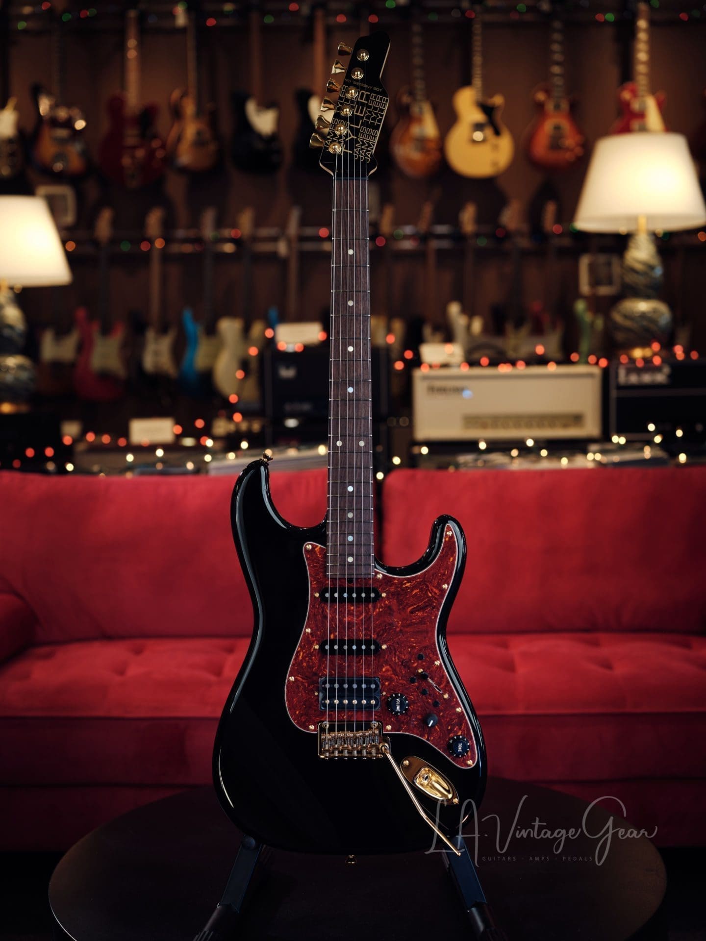 James Tyler S-Style Electric Guitar-New #1 DAN HUFF BLACK CLASSIC in Glossy Finish!
