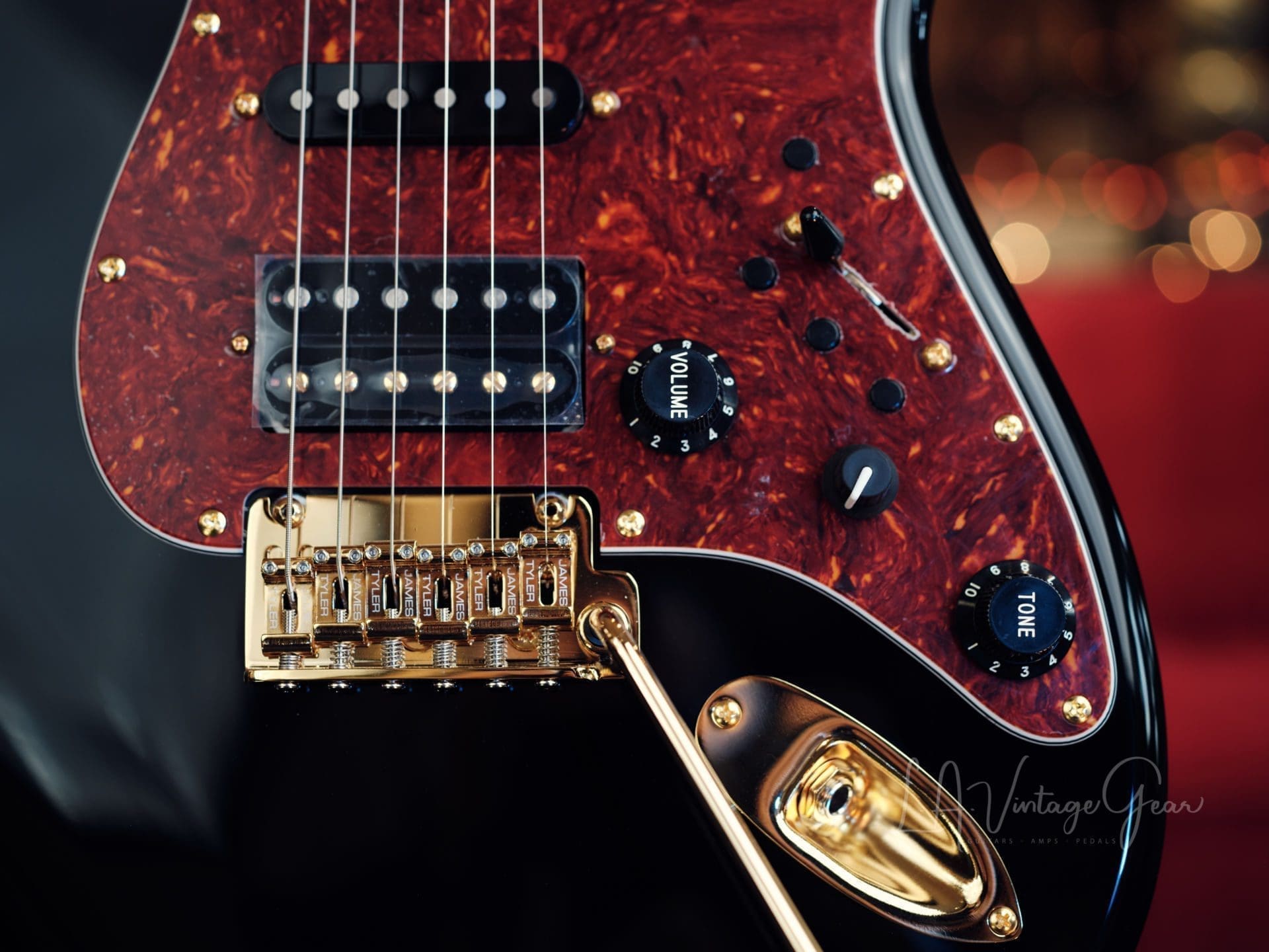 James Tyler S-Style Electric Guitar-New #1 DAN HUFF BLACK CLASSIC in Glossy Finish! - Image 4