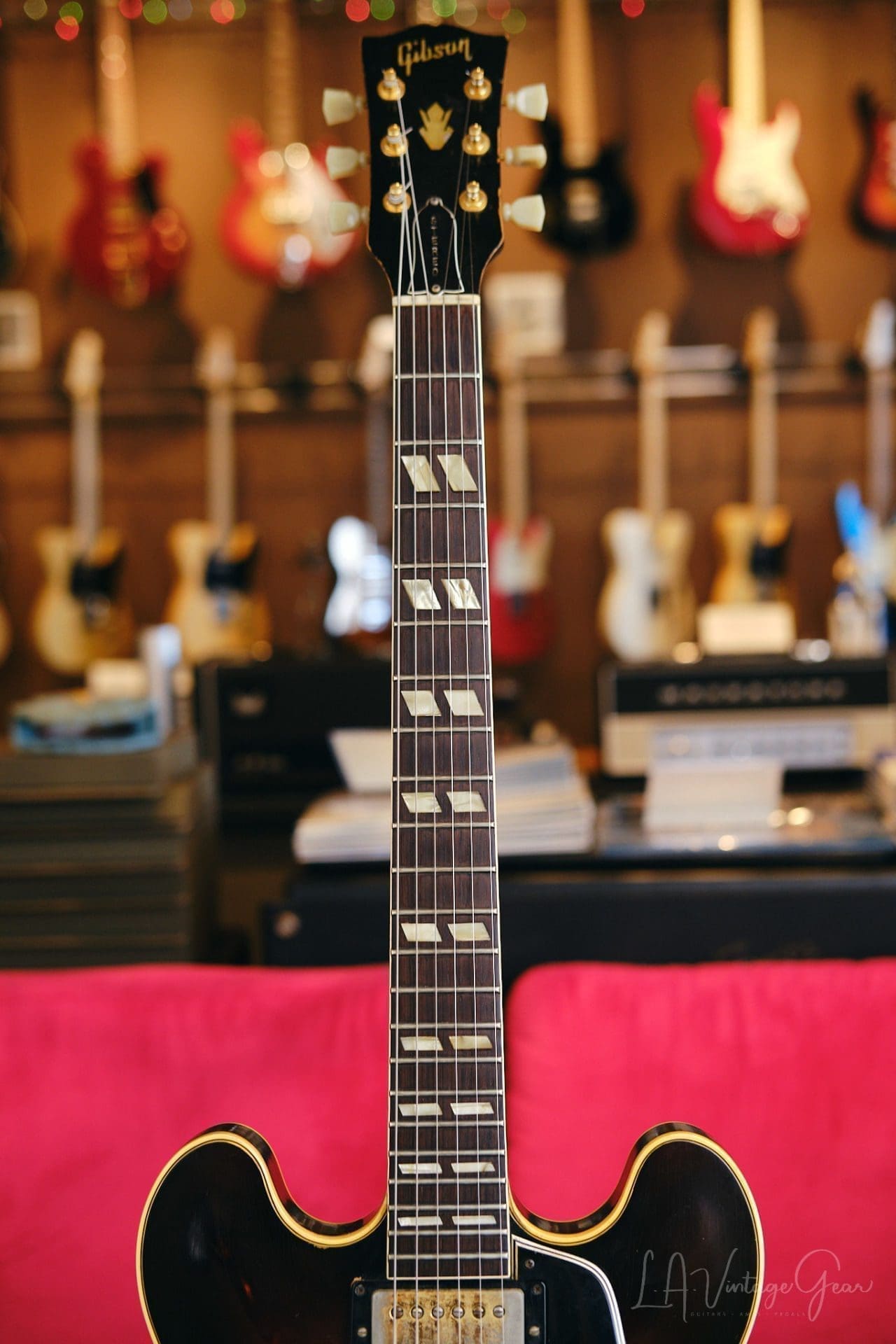 Gibson Vintage 1961 ES-345TD Semi-Hollowbody Electric Guitar-3 Tone Sunburst Finish - Image 12