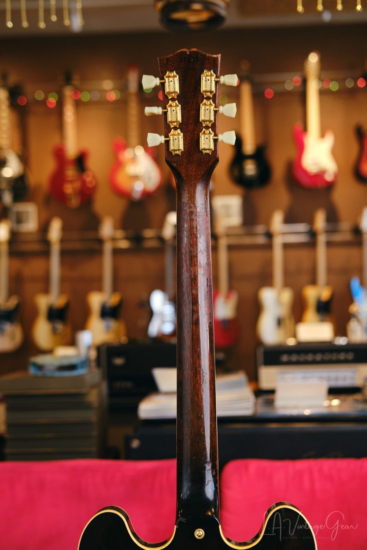 Gibson Vintage 1961 ES-345TD Semi-Hollowbody Electric Guitar-3 Tone Sunburst Finish - Image 21