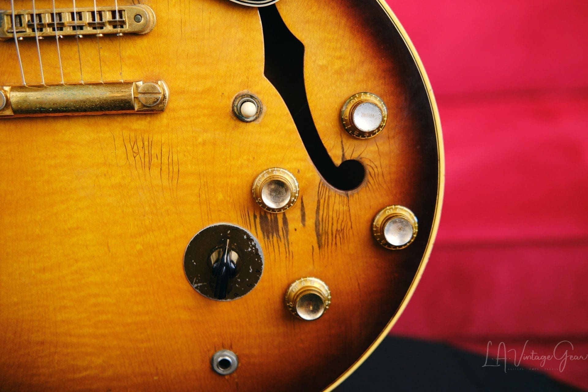 Gibson Vintage 1961 ES-345TD Semi-Hollowbody Electric Guitar-3 Tone Sunburst Finish - Image 5