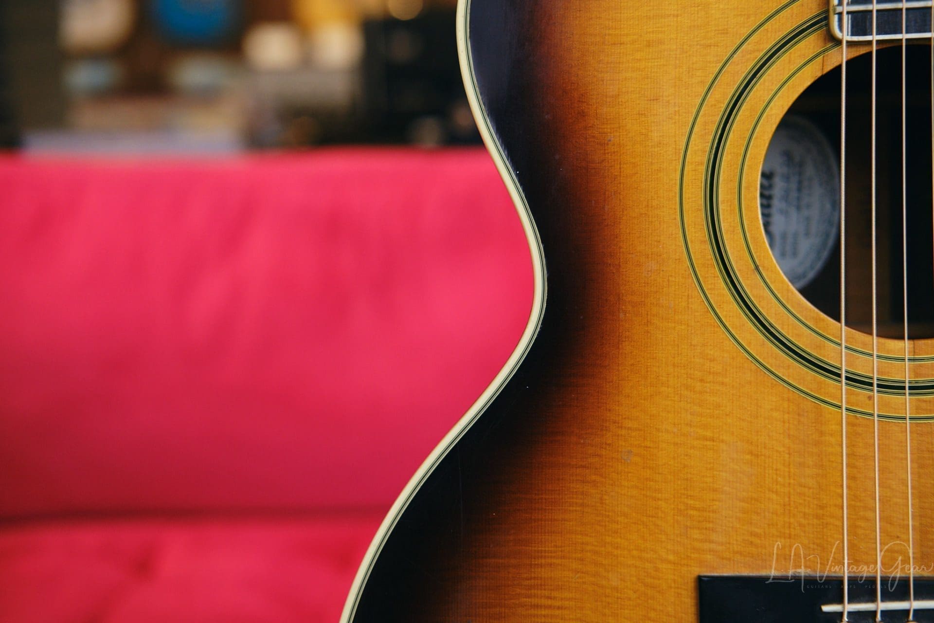 Guild 1979 F-50R SB Acoustic Guitar - Sunburst Finish, Solid Spruce Top & Rosewood Back & Sides - Image 12