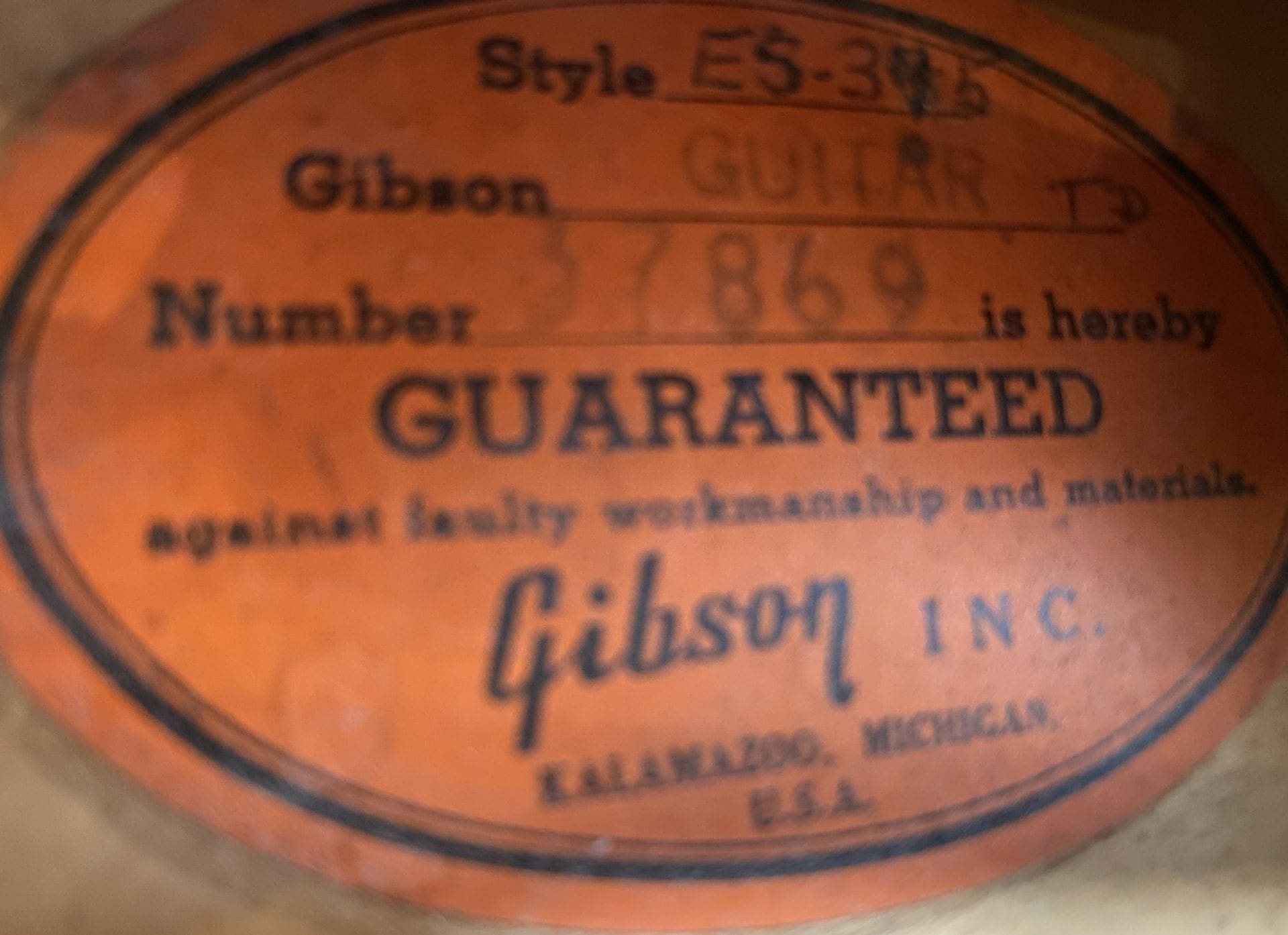 Gibson Vintage 1961 ES-345TD Semi-Hollowbody Electric Guitar-3 Tone Sunburst Finish - Image 28