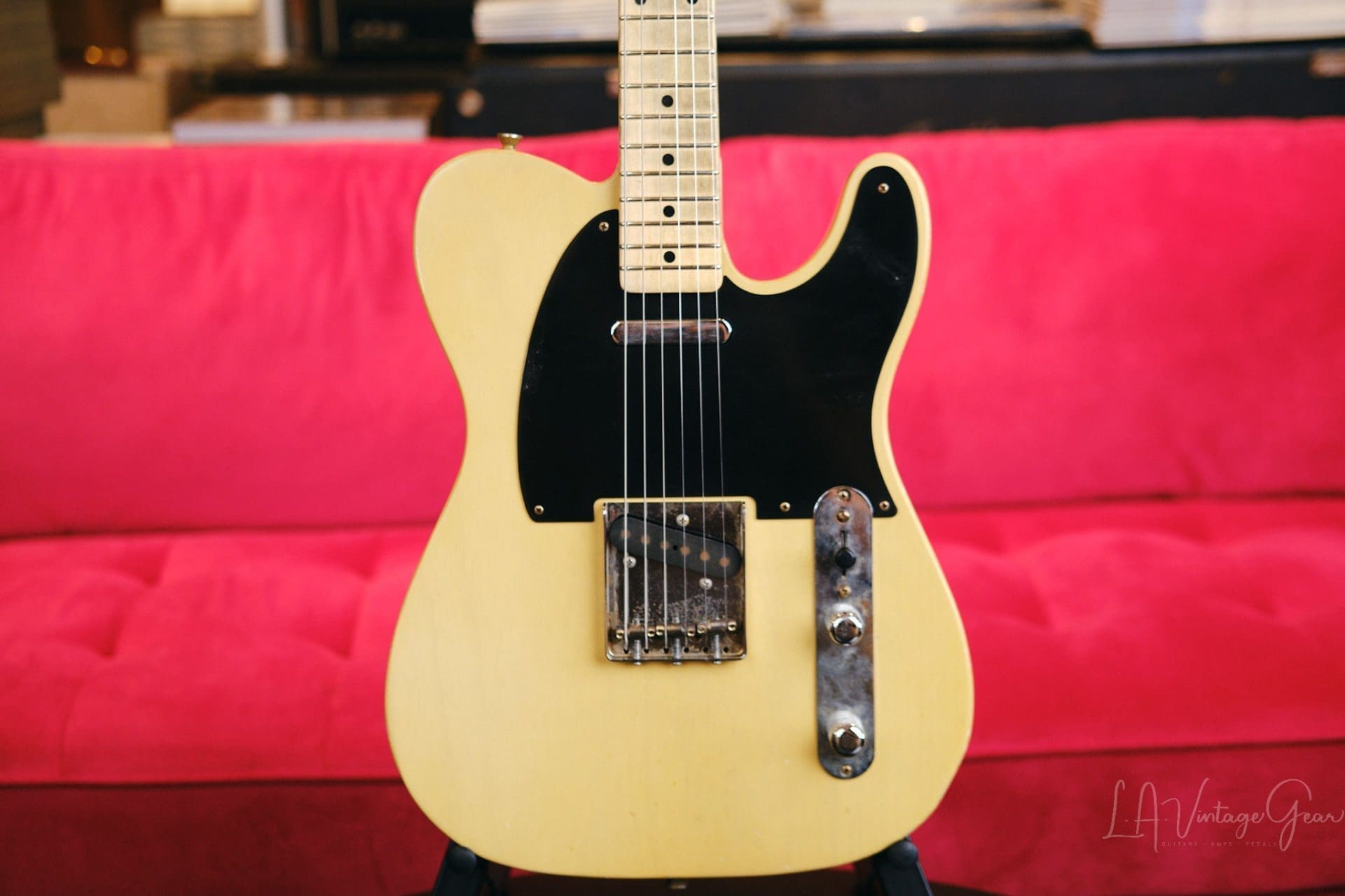 Mario Martin 'Model T' Blackguard Electric Guitar - Lightly Relic'd - Blonde Finish - Just Born ! - Image 2