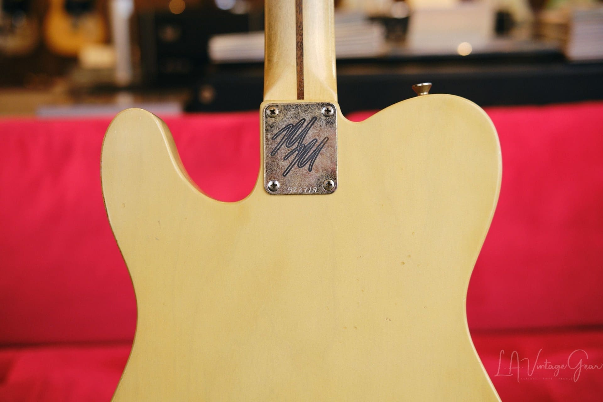 Mario Martin 'Model T' Blackguard Electric Guitar - Lightly Relic'd - Blonde Finish - Just Born ! - Image 11
