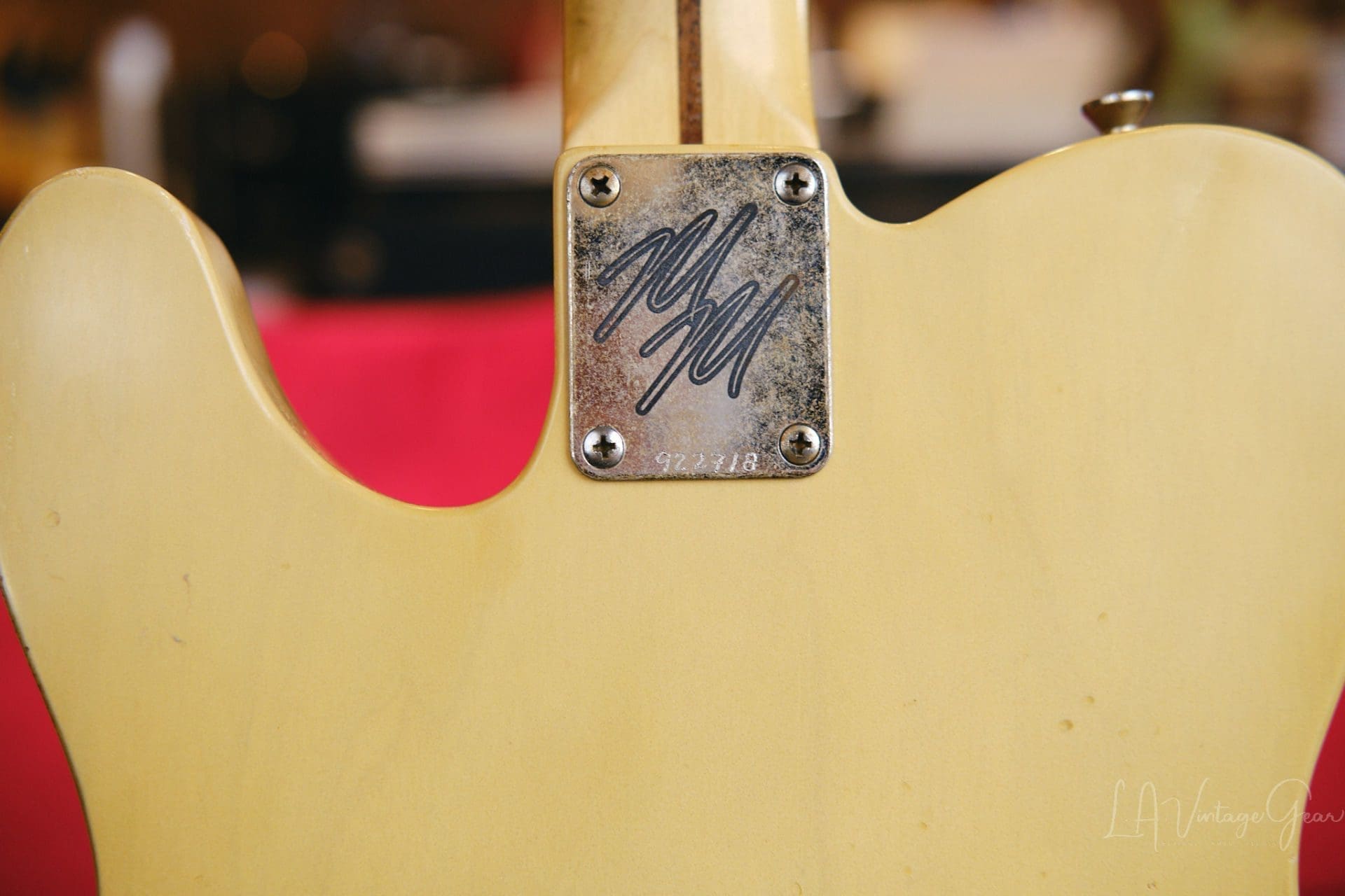 Mario Martin 'Model T' Blackguard Electric Guitar - Lightly Relic'd - Blonde Finish - Just Born ! - Image 14