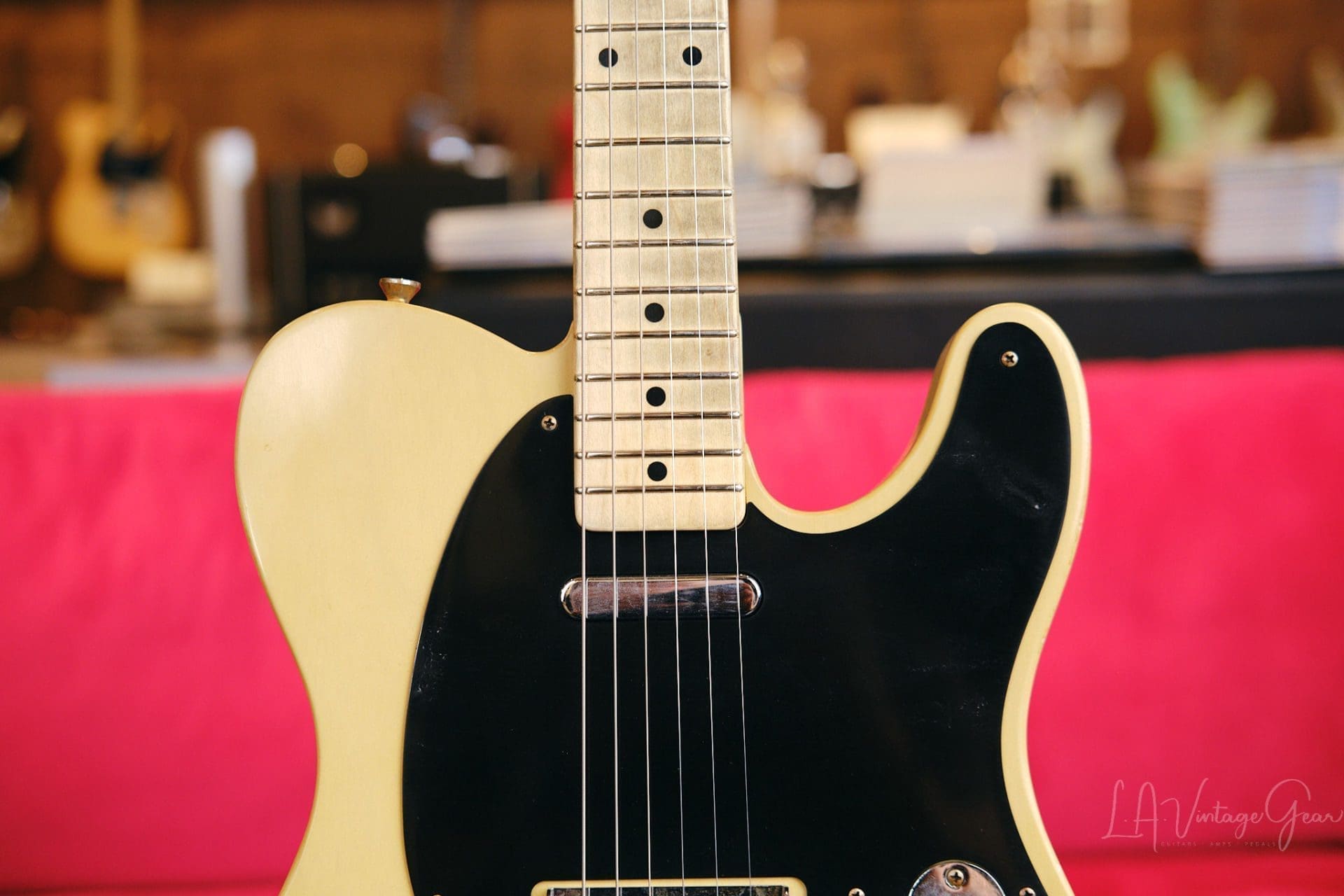 Mario Martin 'Model T' Blackguard Electric Guitar - Lightly Relic'd - Blonde Finish - Just Born ! - Image 3