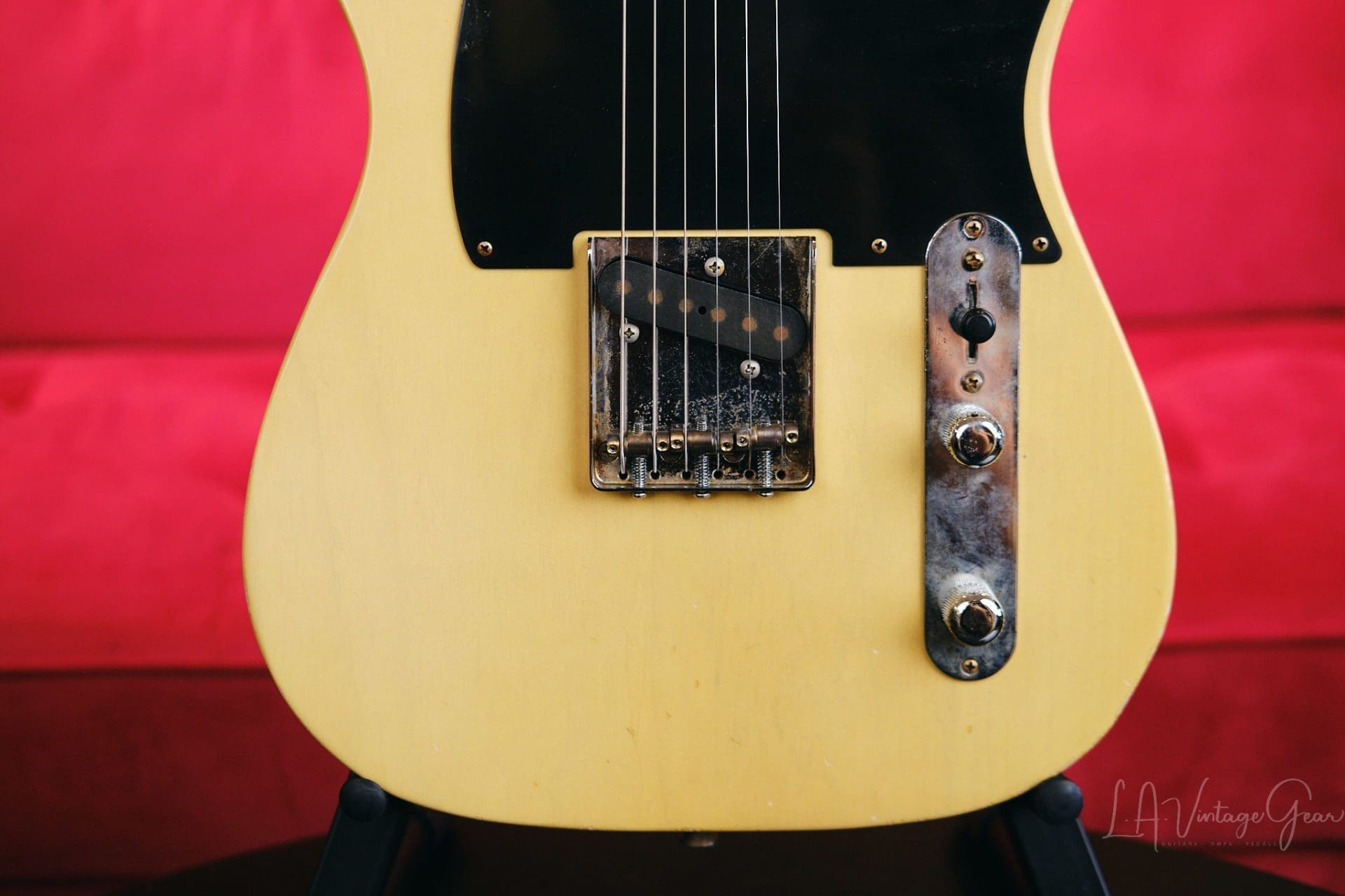 Mario Martin 'Model T' Blackguard Electric Guitar - Lightly Relic'd - Blonde Finish - Just Born ! - Image 4