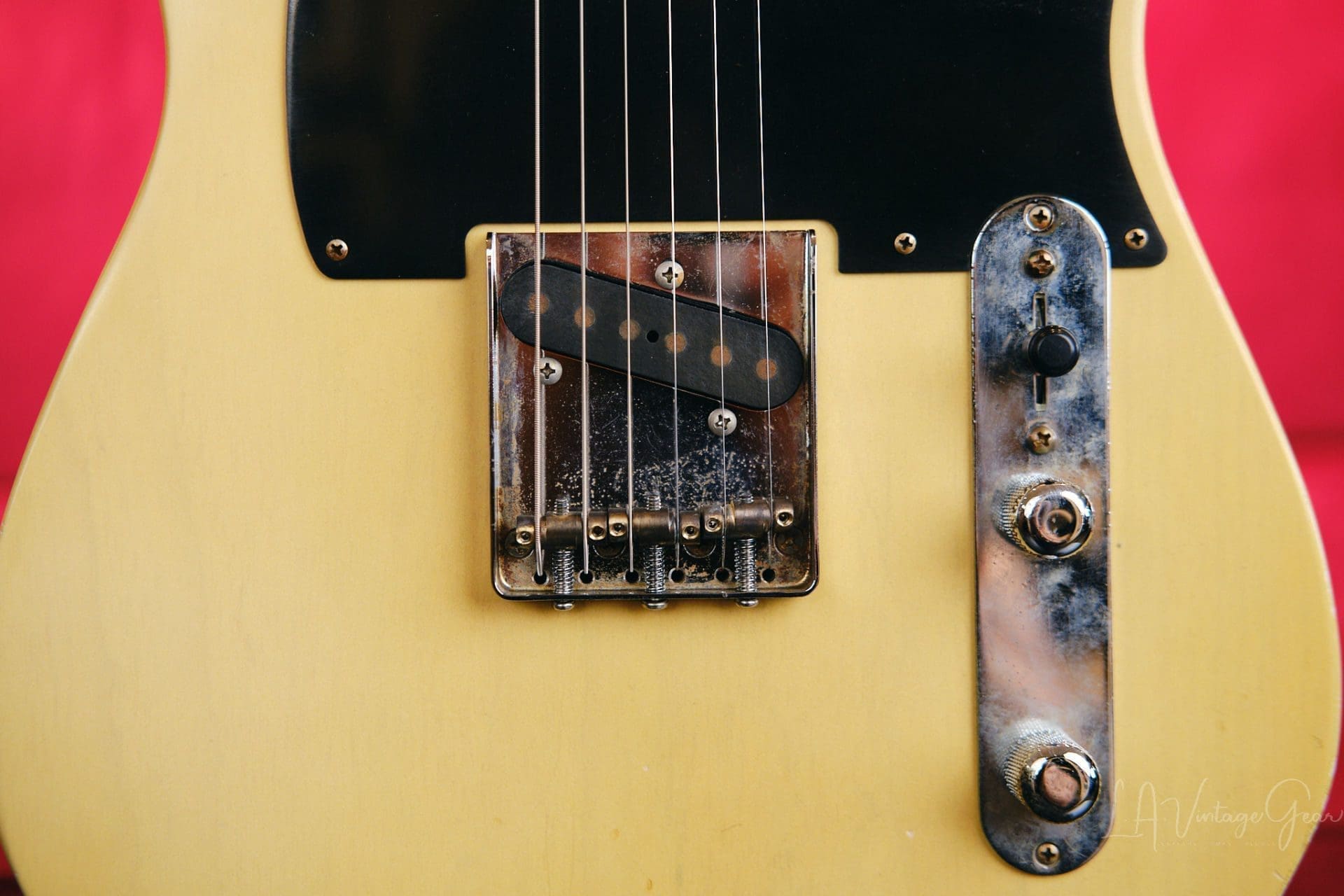 Mario Martin 'Model T' Blackguard Electric Guitar - Lightly Relic'd - Blonde Finish - Just Born ! - Image 5