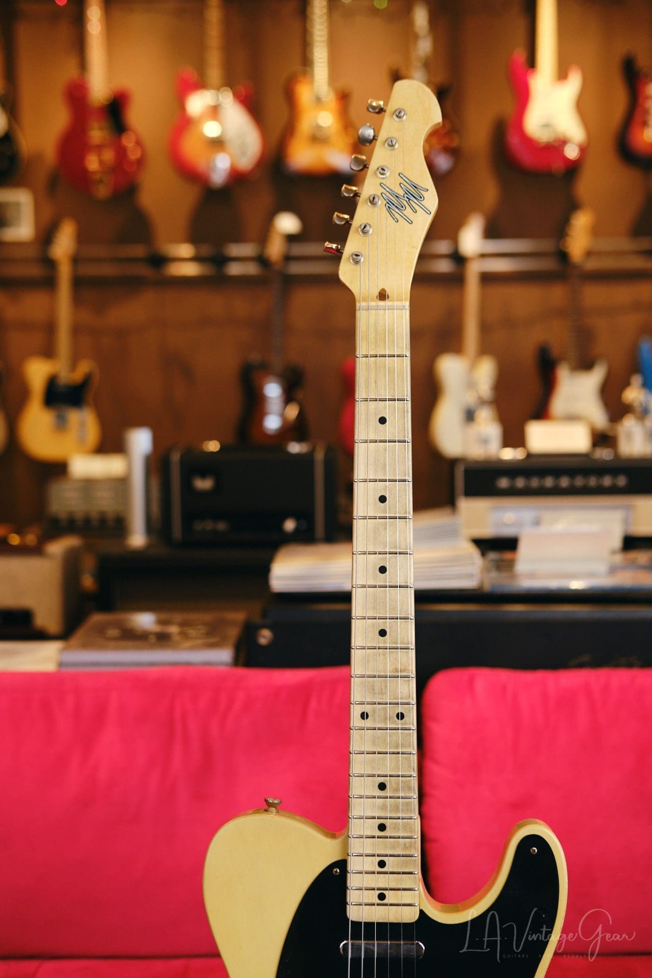 Mario Martin 'Model T' Blackguard Electric Guitar - Lightly Relic'd - Blonde Finish - Just Born ! - Image 6